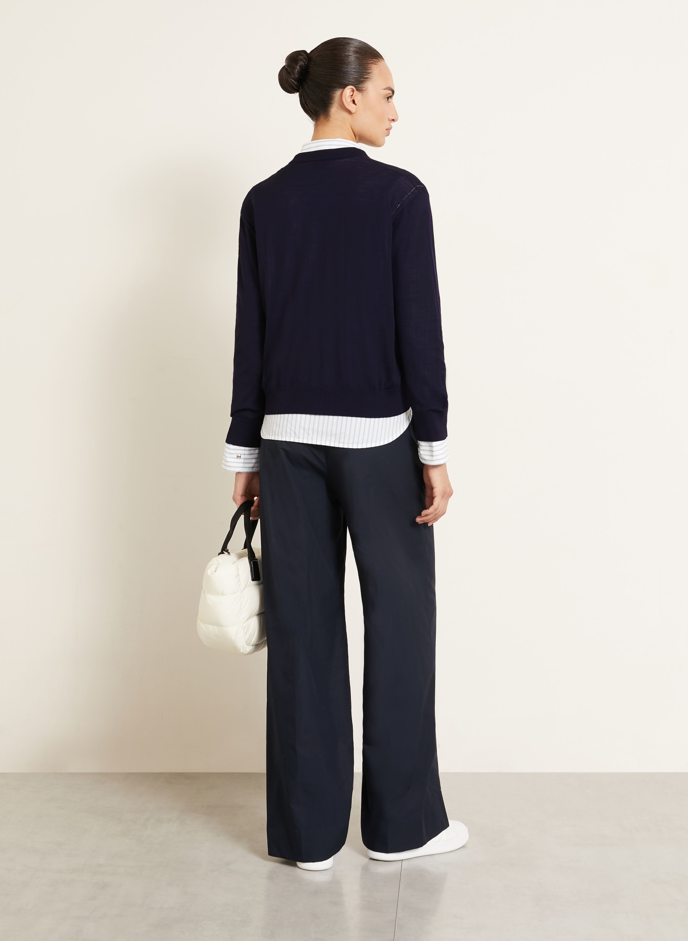 MONCLER Vest: DONKERBLAUW
