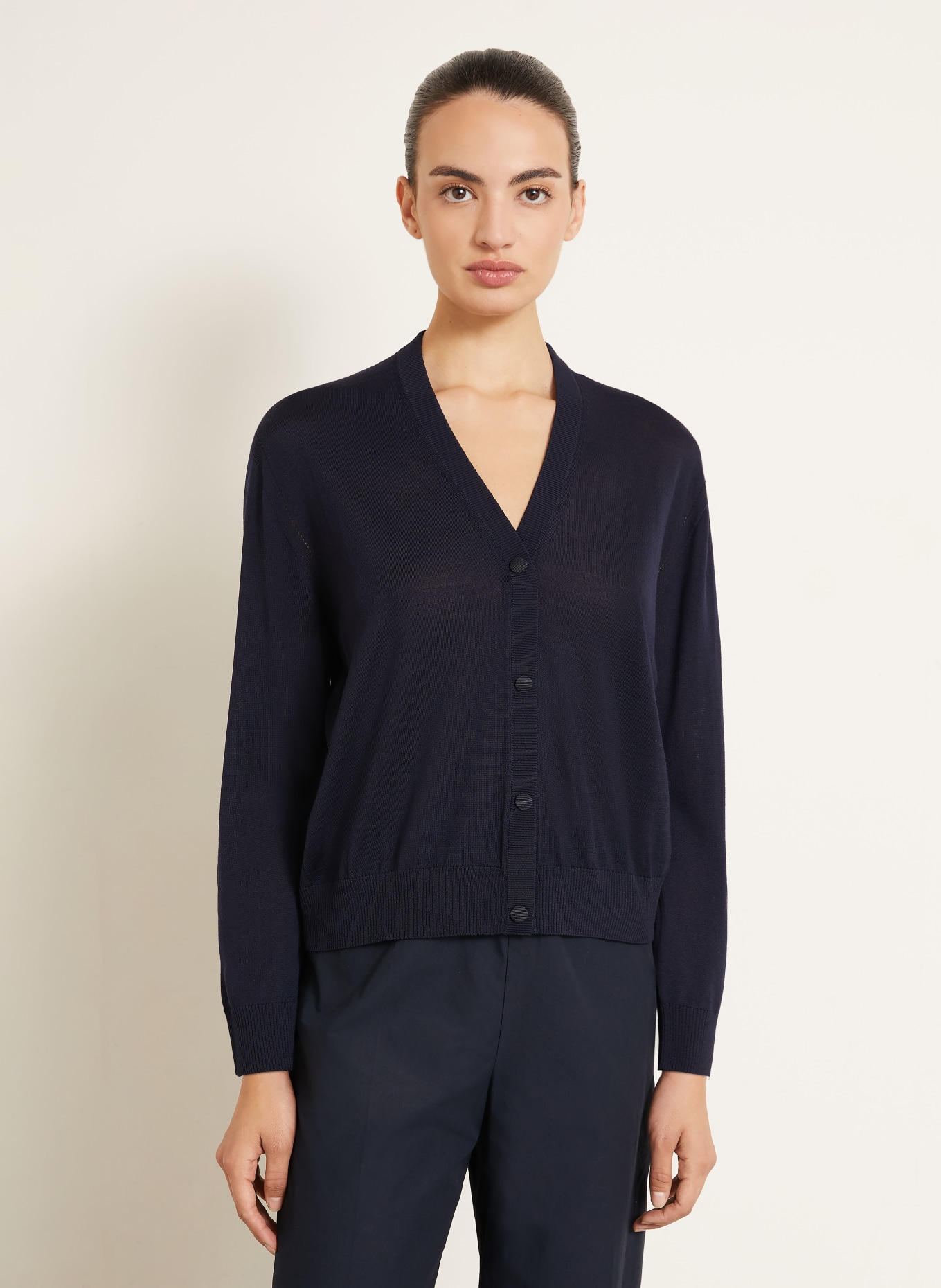 MONCLER Vest: DONKERBLAUW