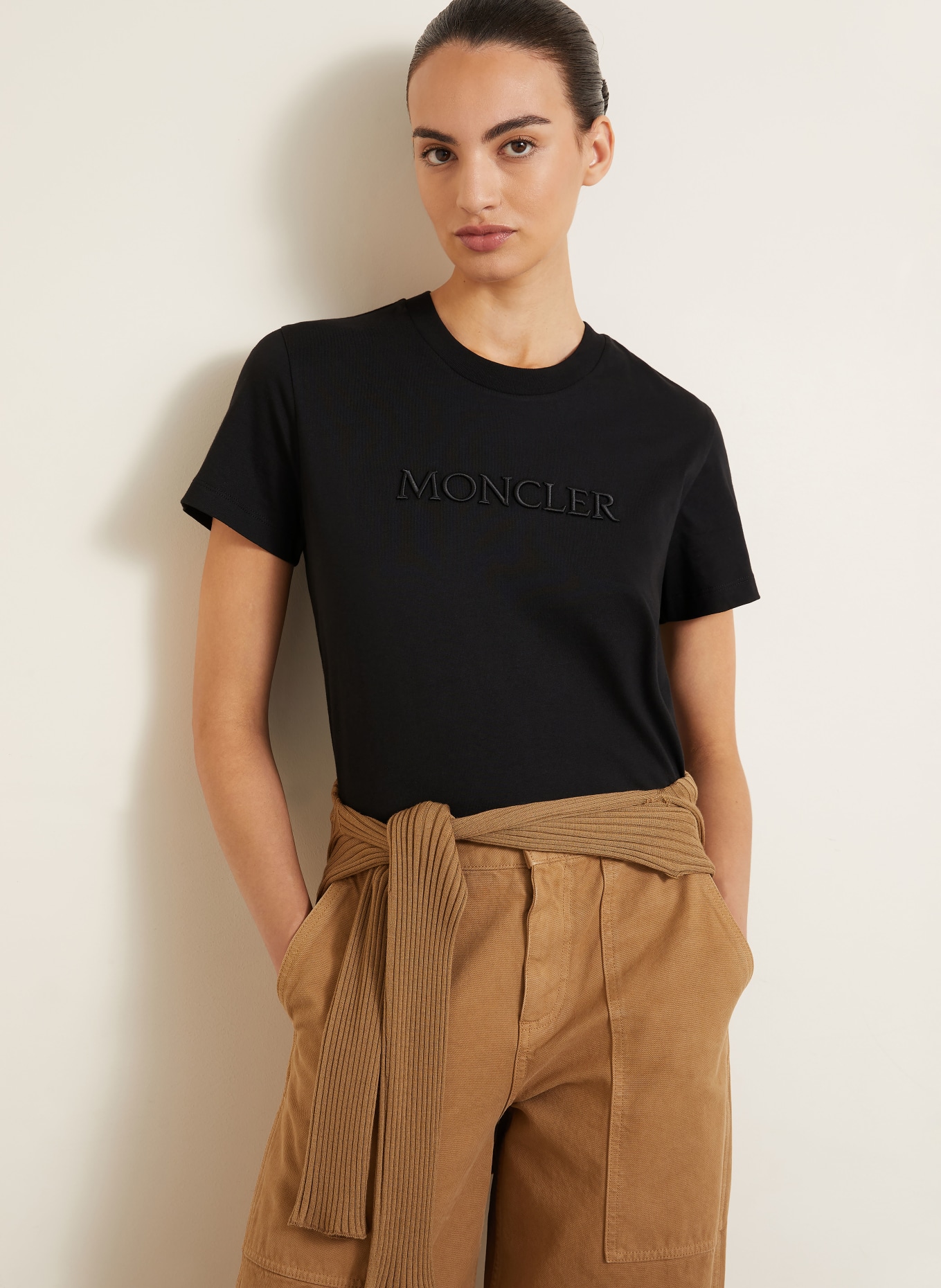 MONCLER T-shirt: BLACK