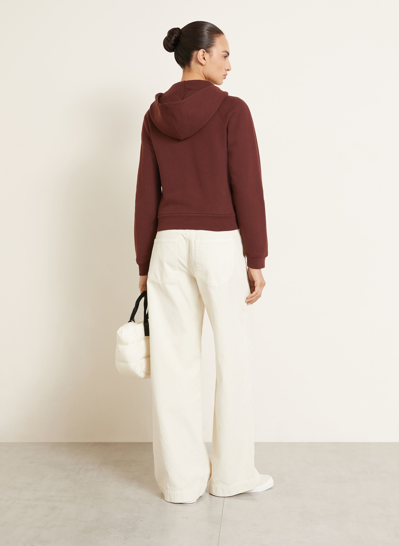 MONCLER Sweatvest: MARRON FONCÉ