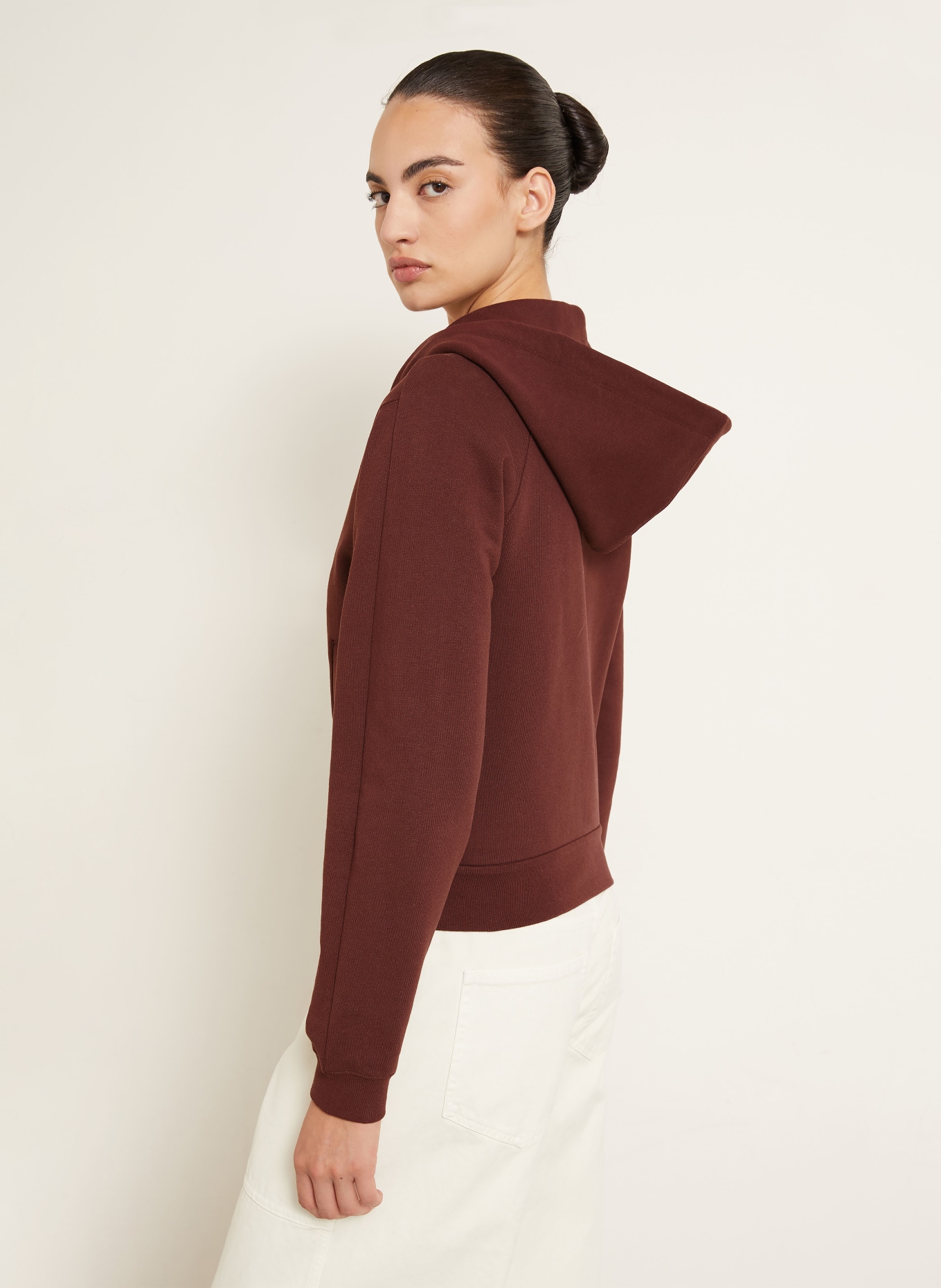 MONCLER Sweatvest: MARRON FONCÉ