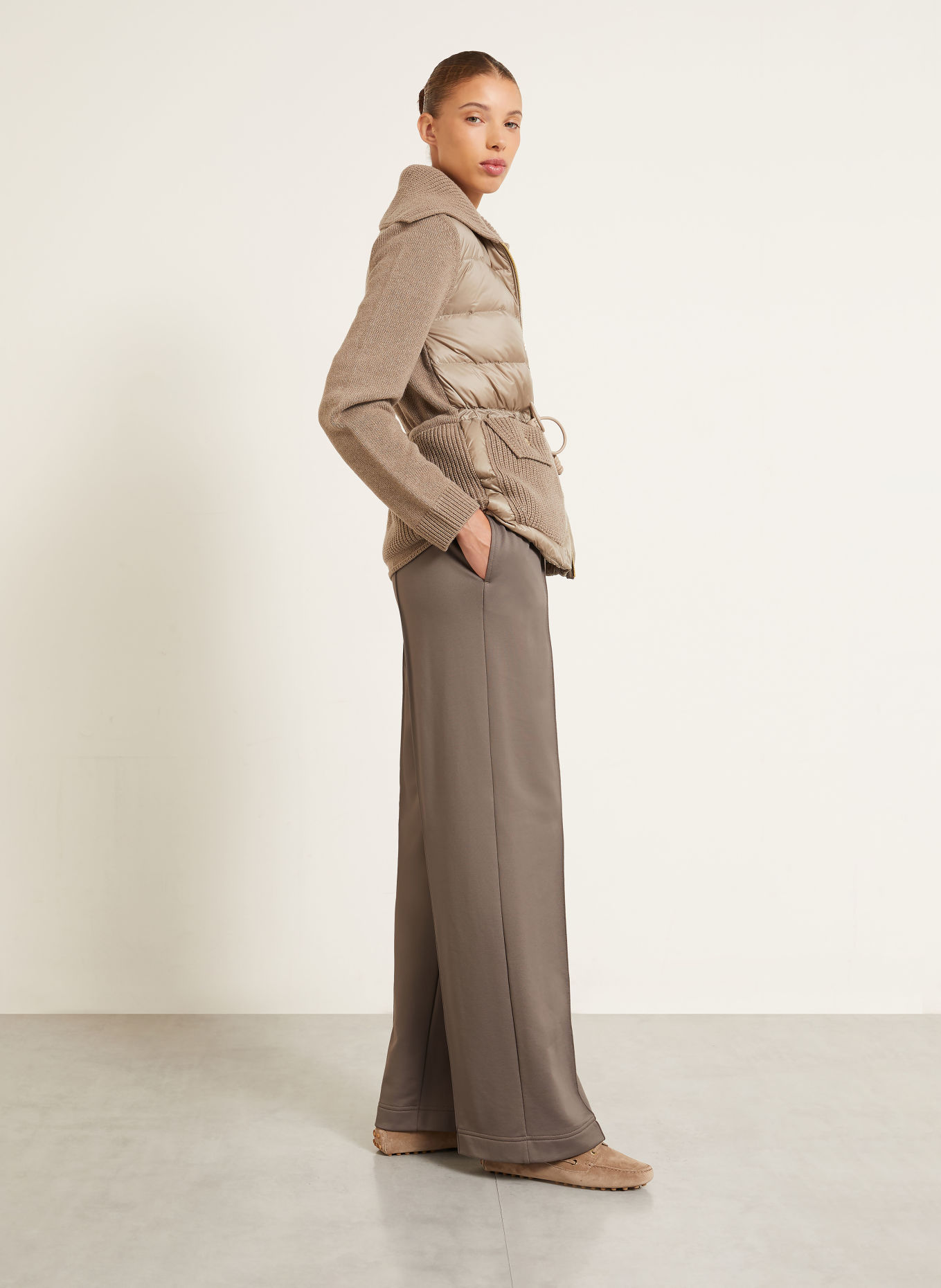 MONCLER Sweatpants: TAUPE