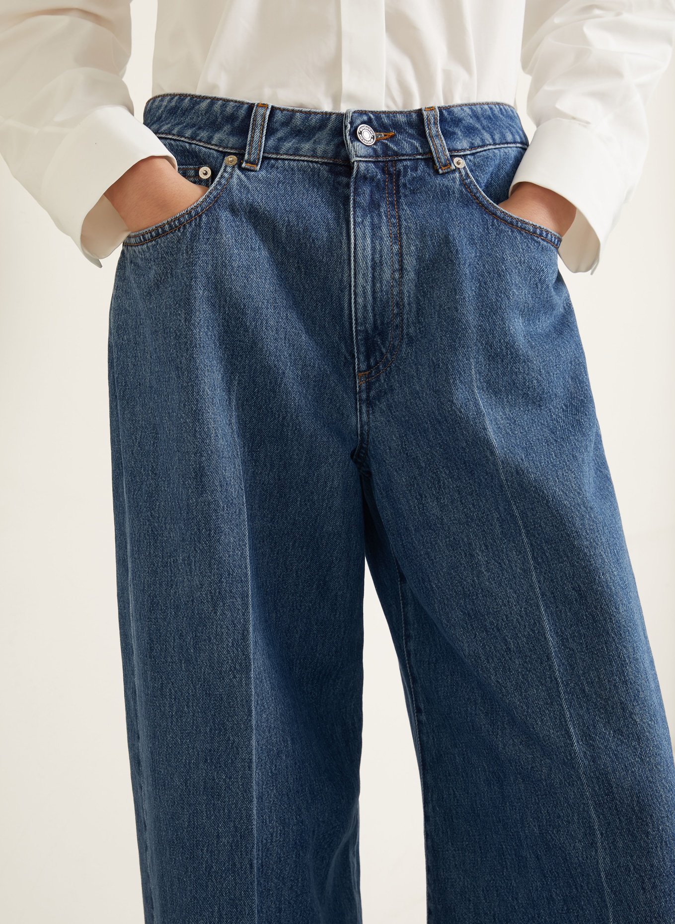 GIVENCHY Jeans med brede ben: 420 MEDIUM BLUE