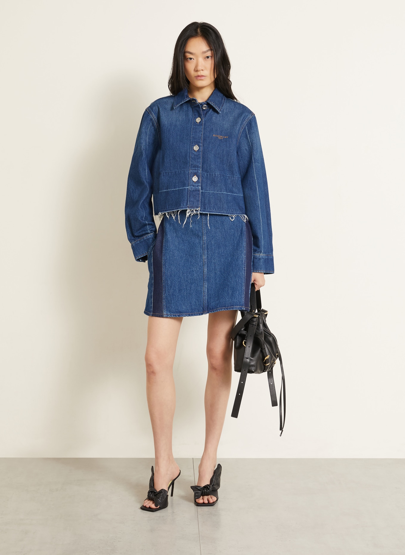 GIVENCHY Jeansjacka: 420 MEDIUM BLUE