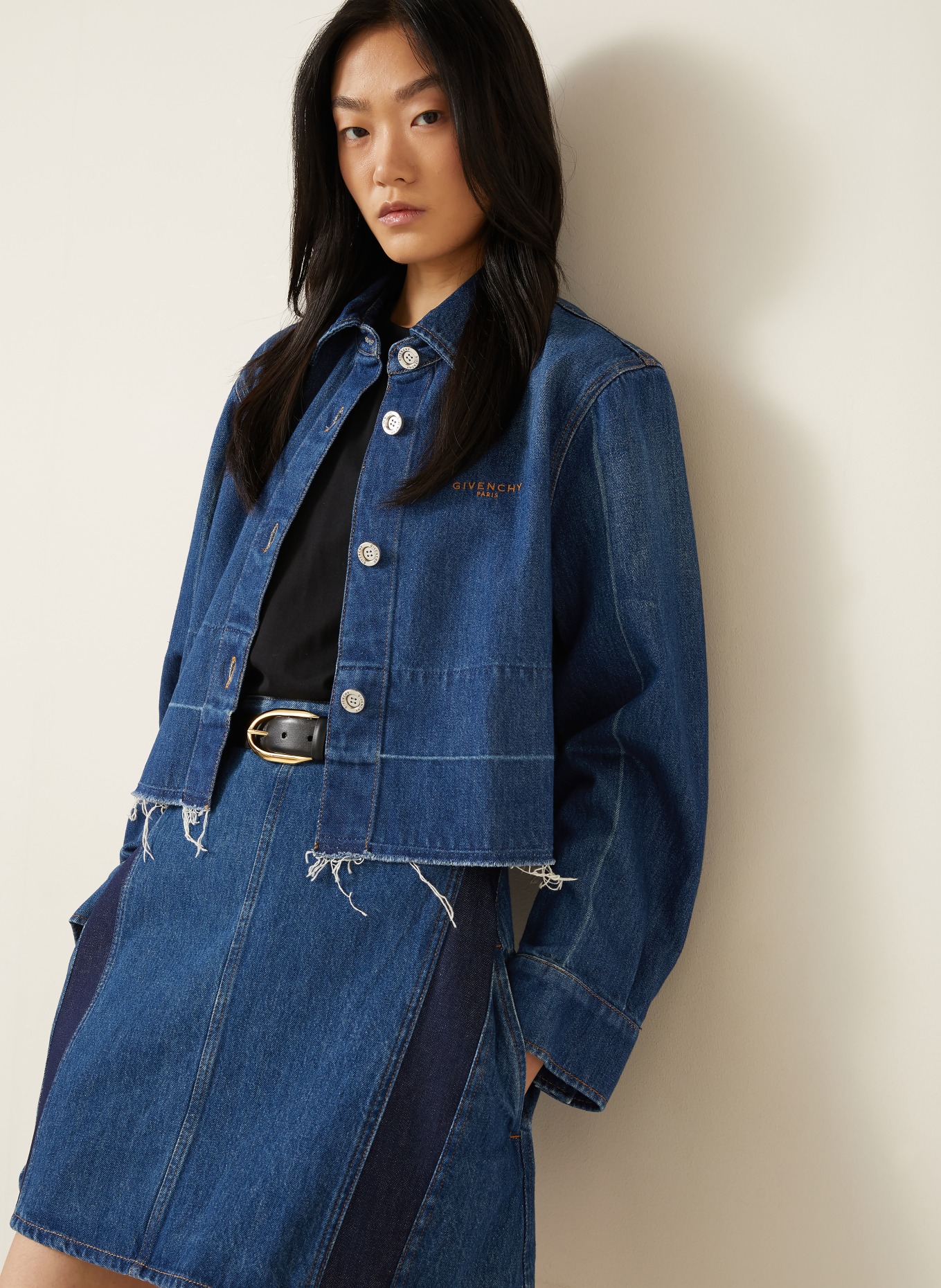 GIVENCHY Jeansjacka: 420 MEDIUM BLUE
