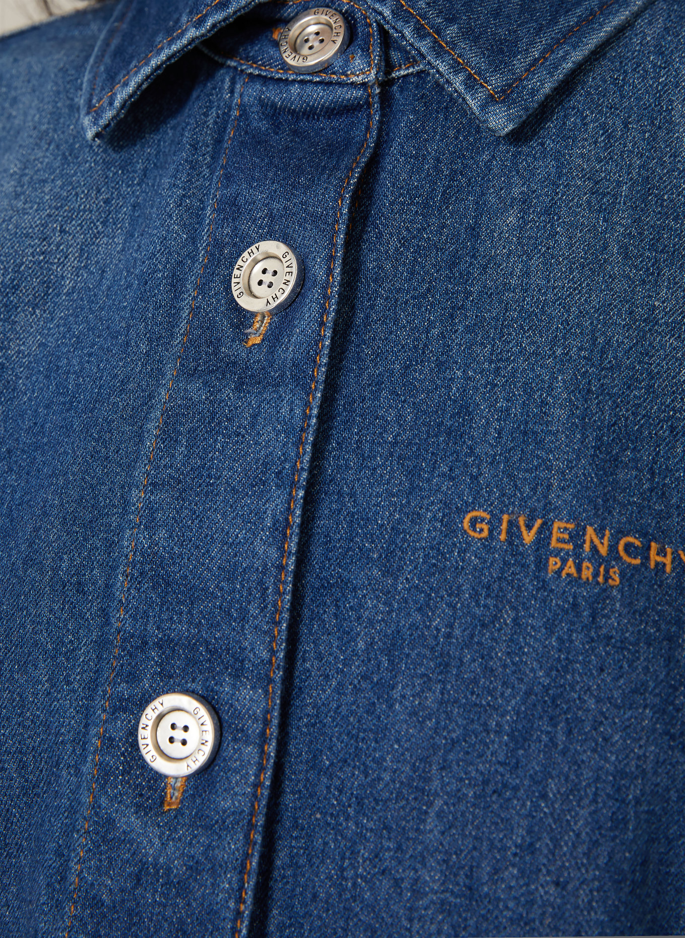 GIVENCHY Jeansjacka: 420 MEDIUM BLUE
