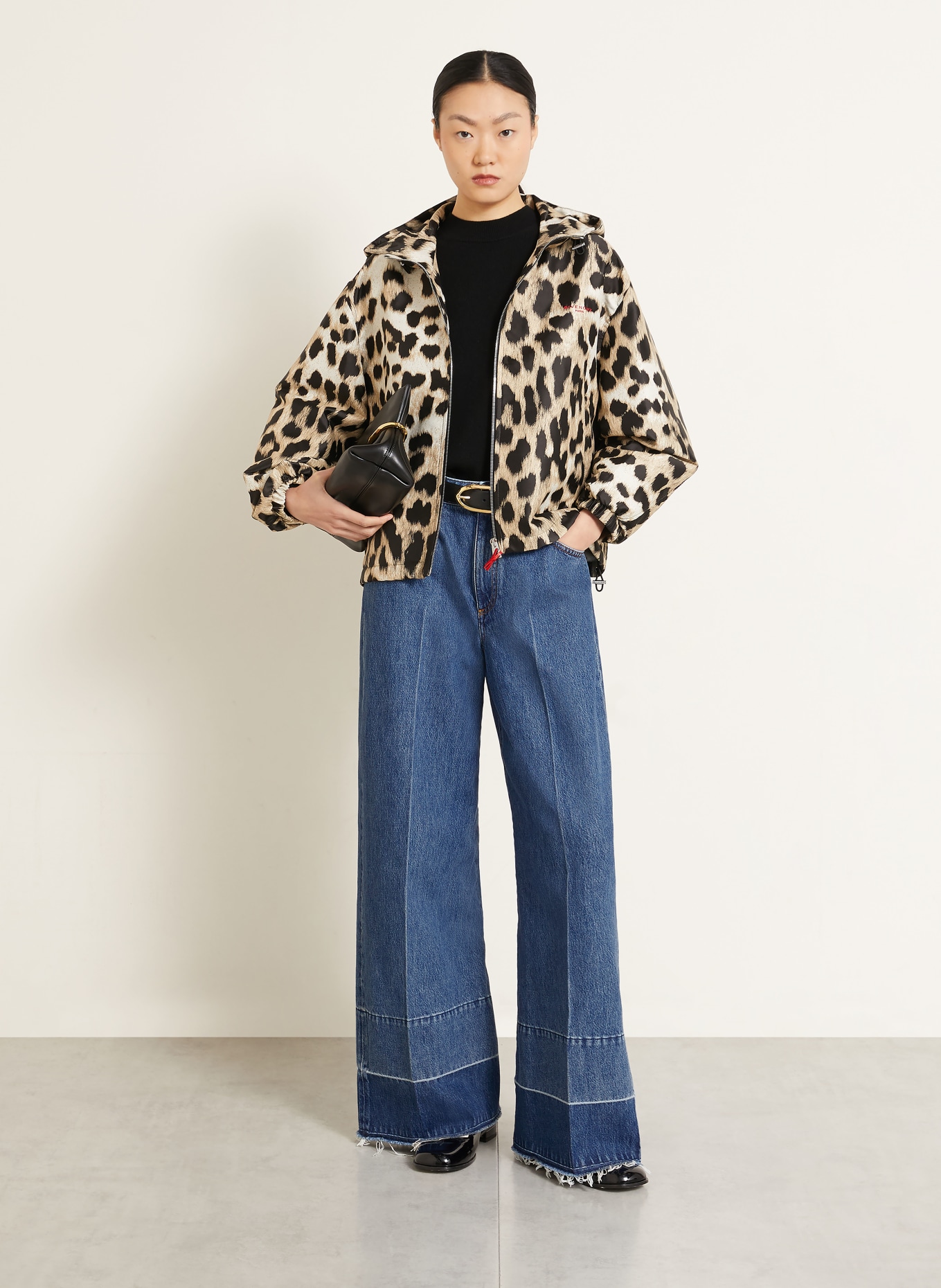 GIVENCHY Jacquard Jacket: BEIGE / BLACK