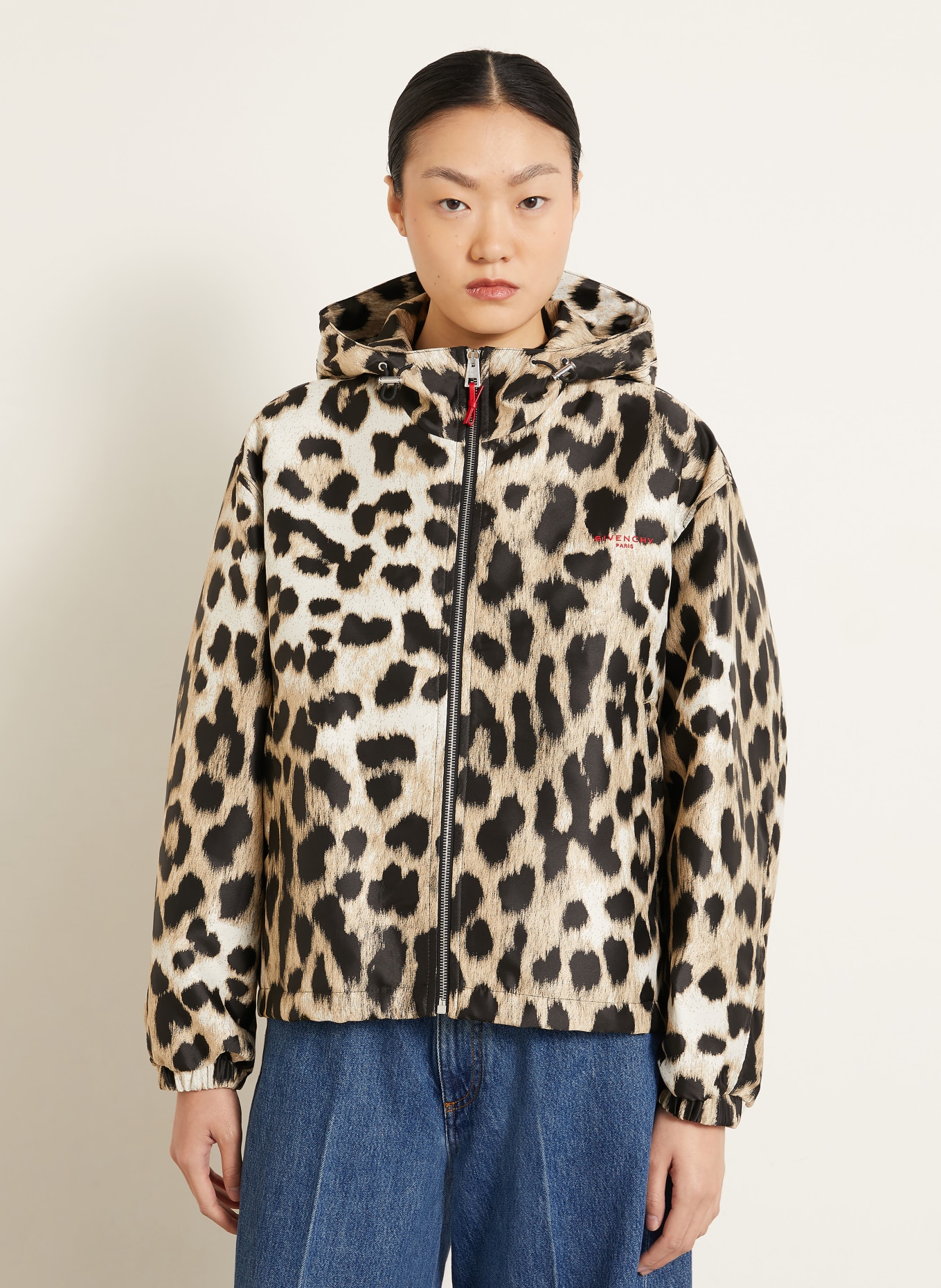GIVENCHY Jacquard Jacket: BEIGE / BLACK