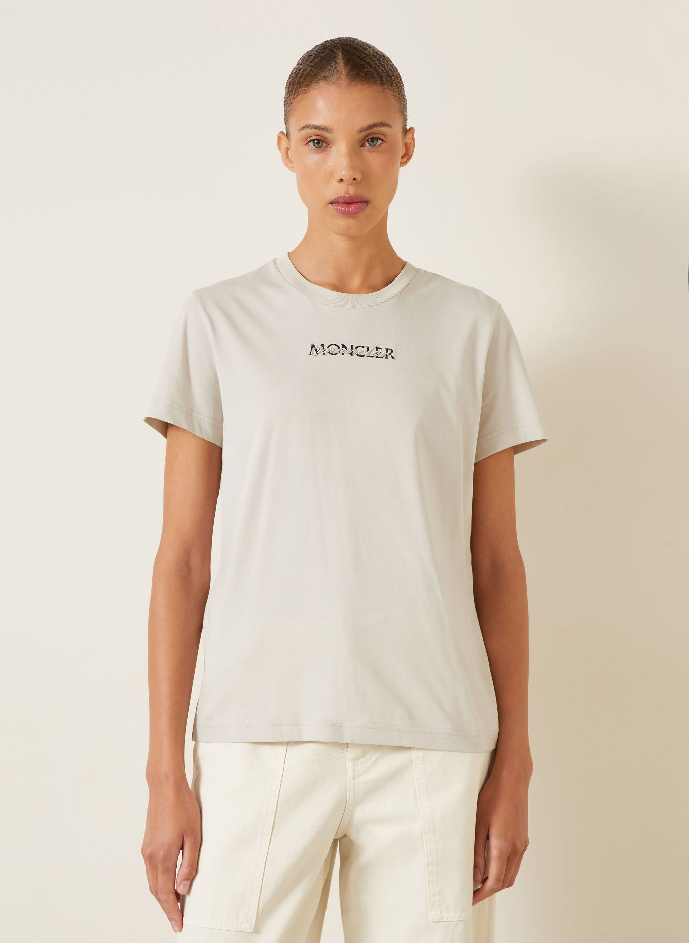 MONCLER T-shirt: BEIGE