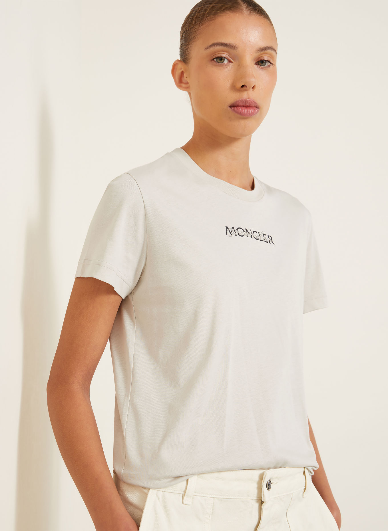 MONCLER T-shirt: BEIGE