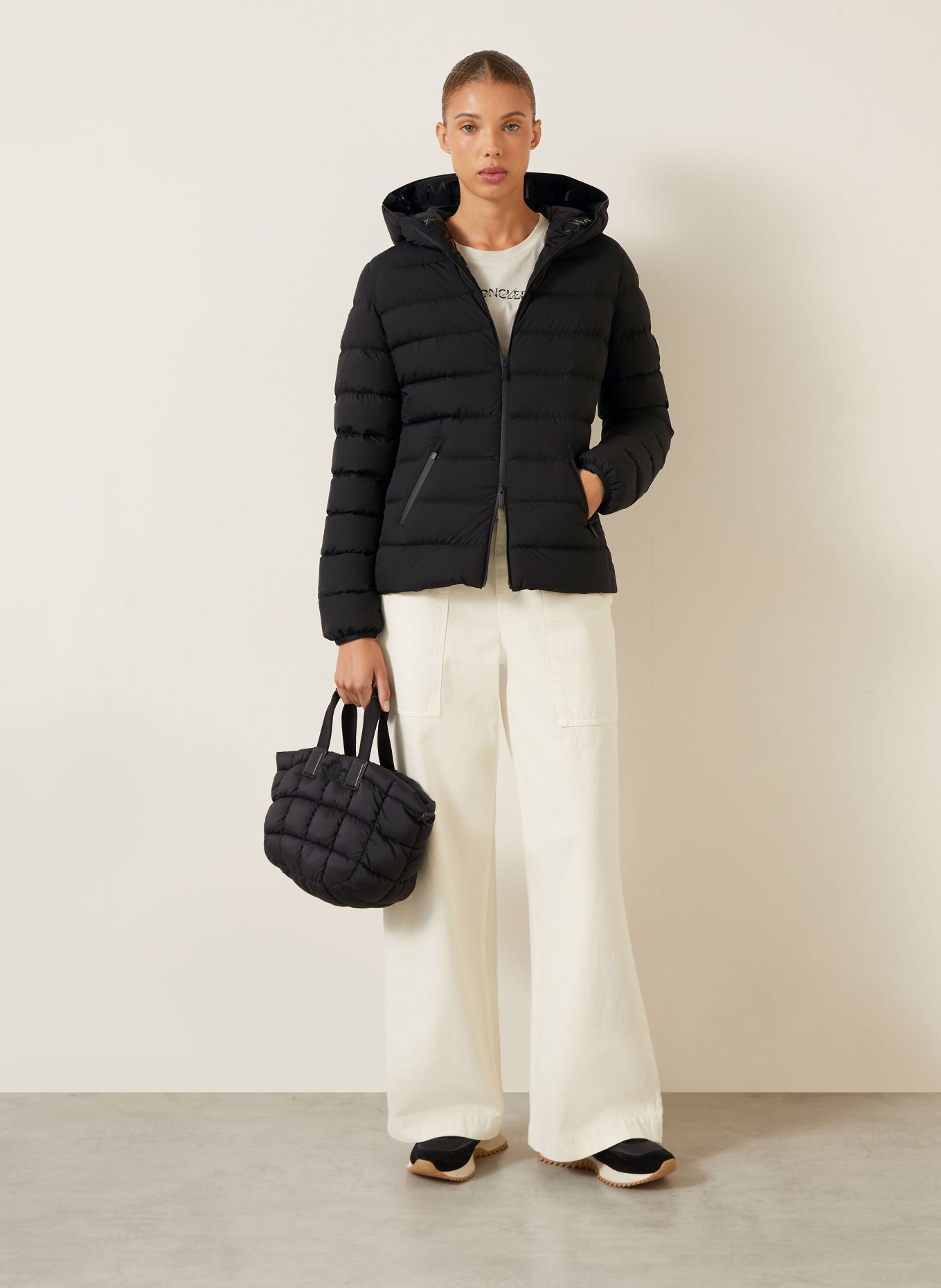 MONCLER Daunenjacke HERBES: SCHWARZ