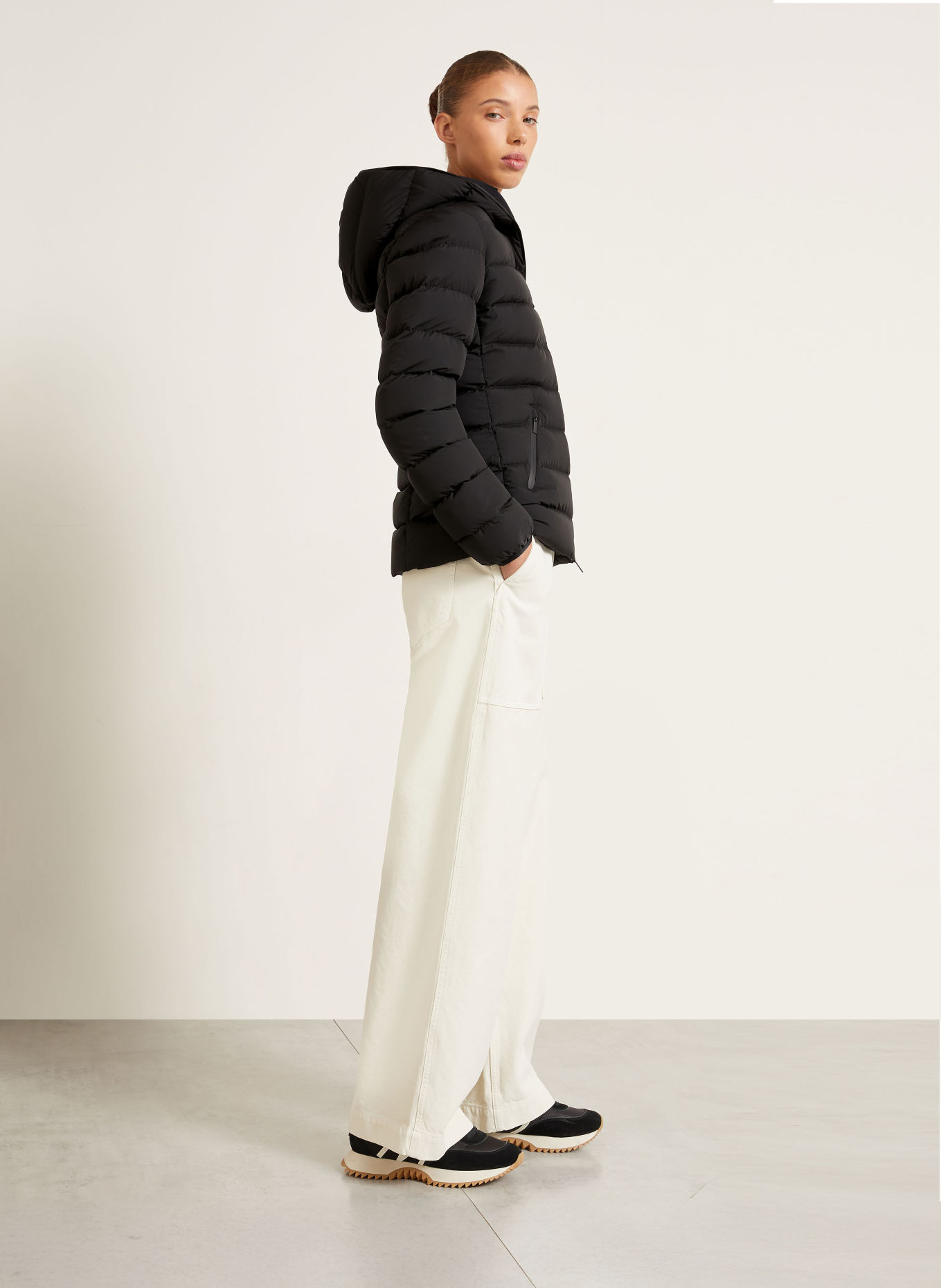 MONCLER Daunenjacke HERBES: SCHWARZ