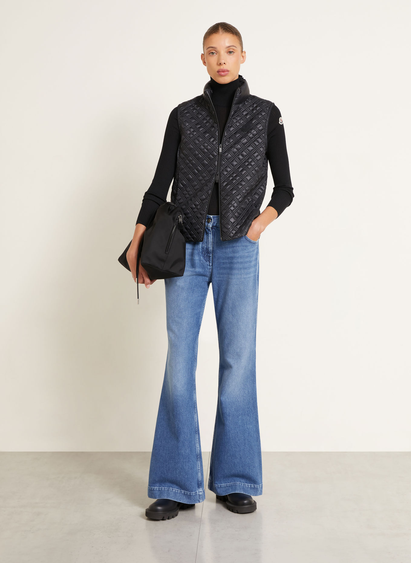 MONCLER Lightweight-Daunenweste INTERIORITE: SCHWARZ