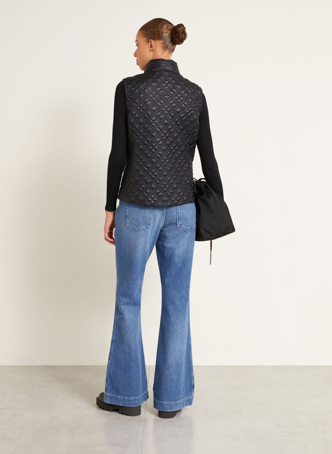 MONCLER Lightweight-Daunenweste INTERIORITE: SCHWARZ
