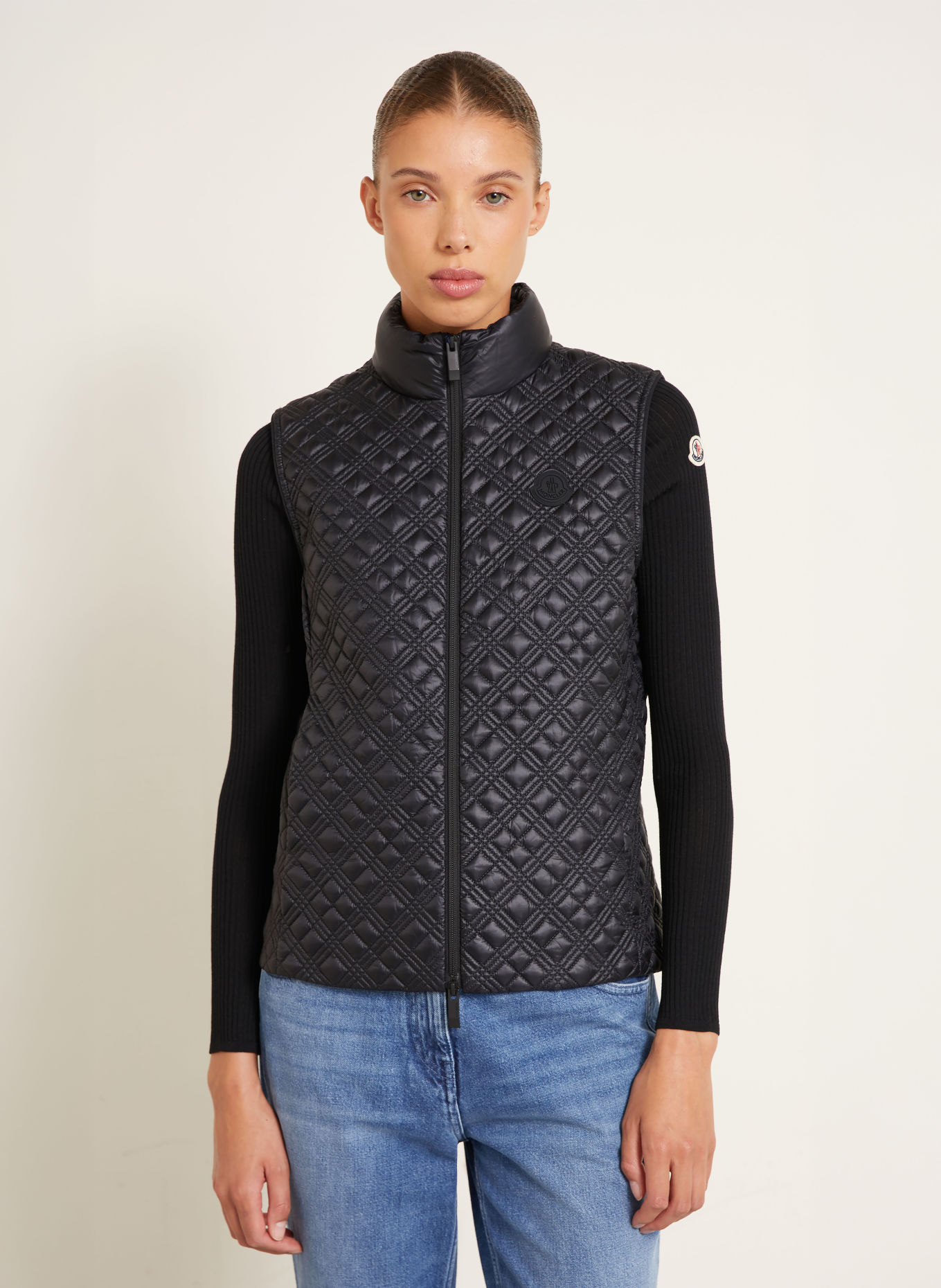 MONCLER Lightweight-Daunenweste INTERIORITE: SCHWARZ