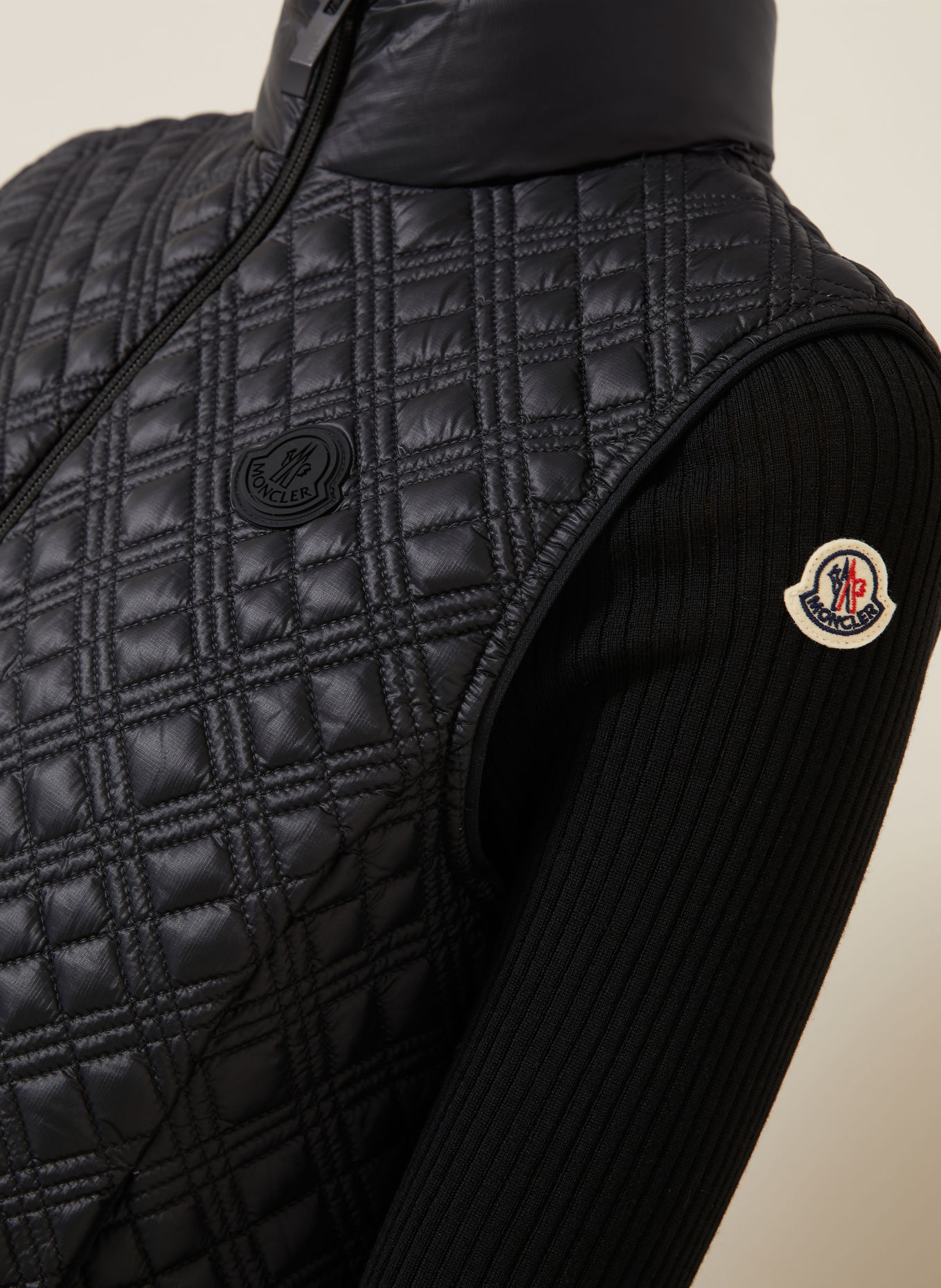 MONCLER Lightweight-Daunenweste INTERIORITE: SCHWARZ