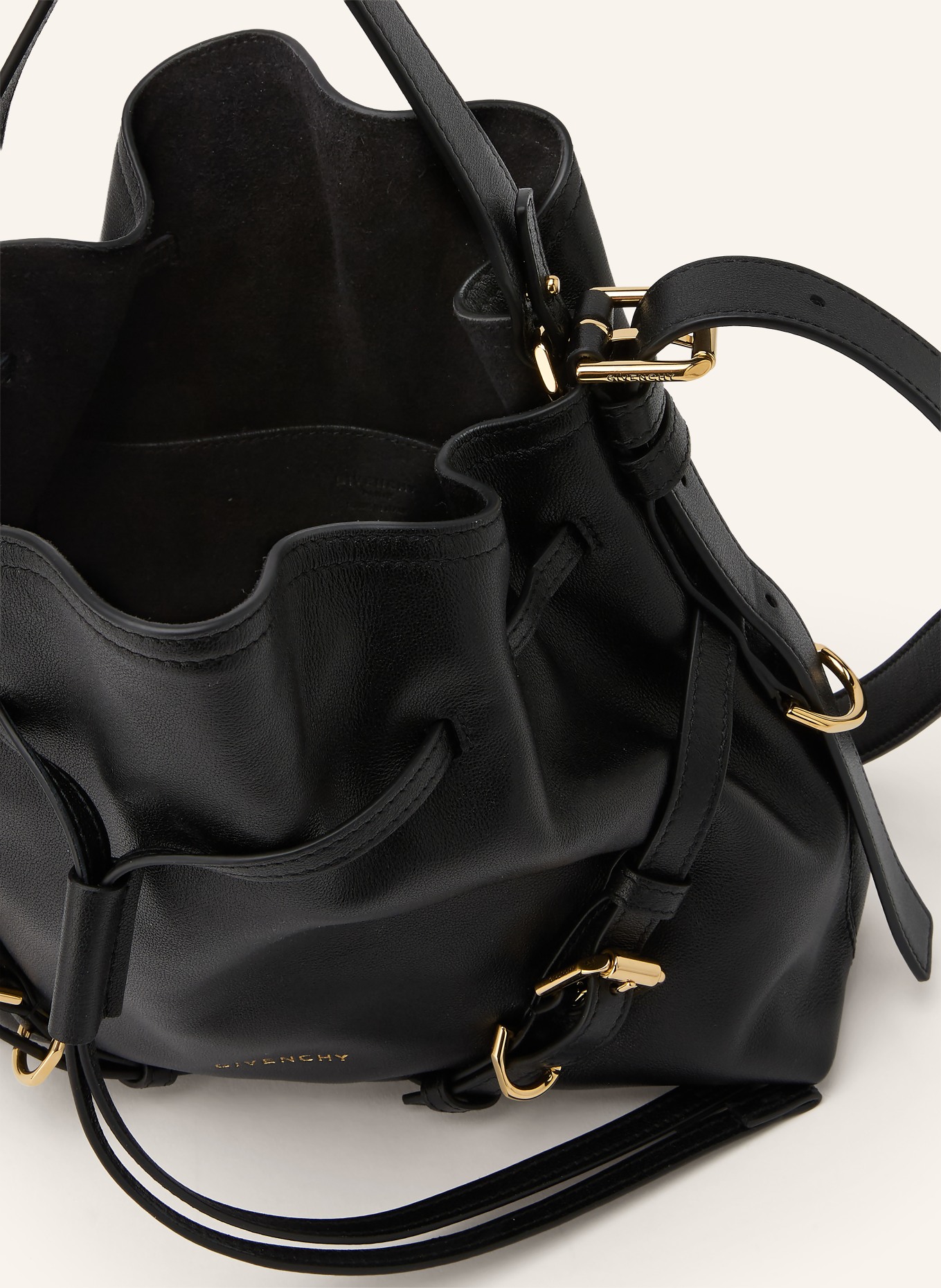 GIVENCHY Axelväska VOYOU SMALL: SVART / GULD
