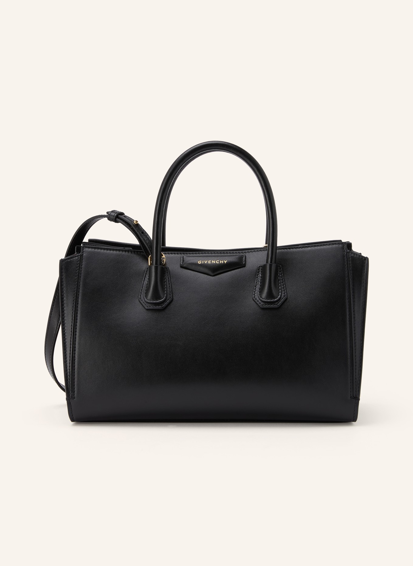 GIVENCHY CATCHALL SMALL Handbag: BLACK / GOLD