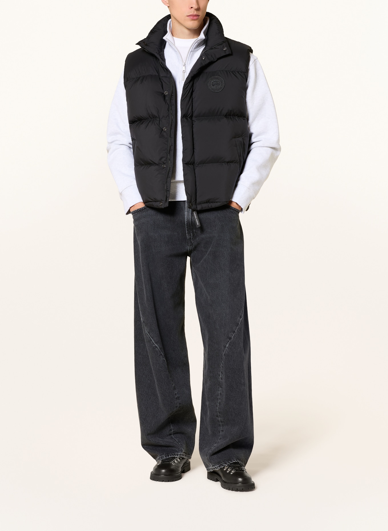 CANADA GOOSE Donzen bodywarmer STERLING: ZWART