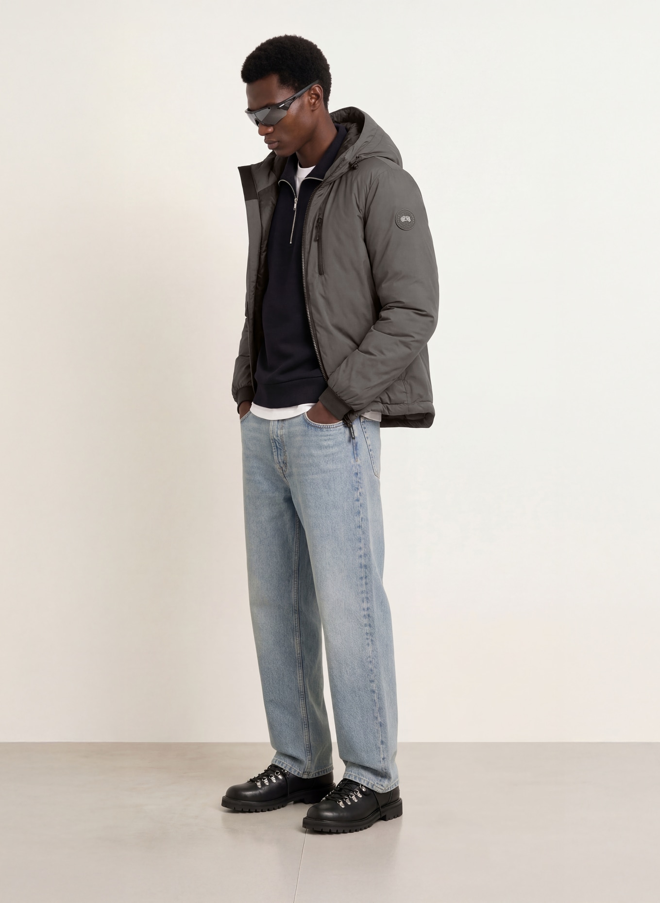 CANADA GOOSE Daunenjacke LODGE: KHAKI
