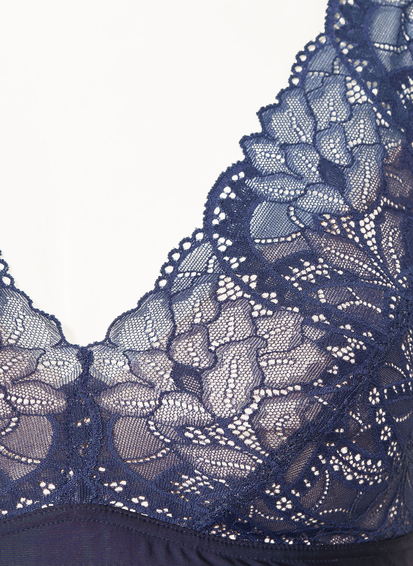 HANRO Bustier AZELIA: BLEU FONCÉ