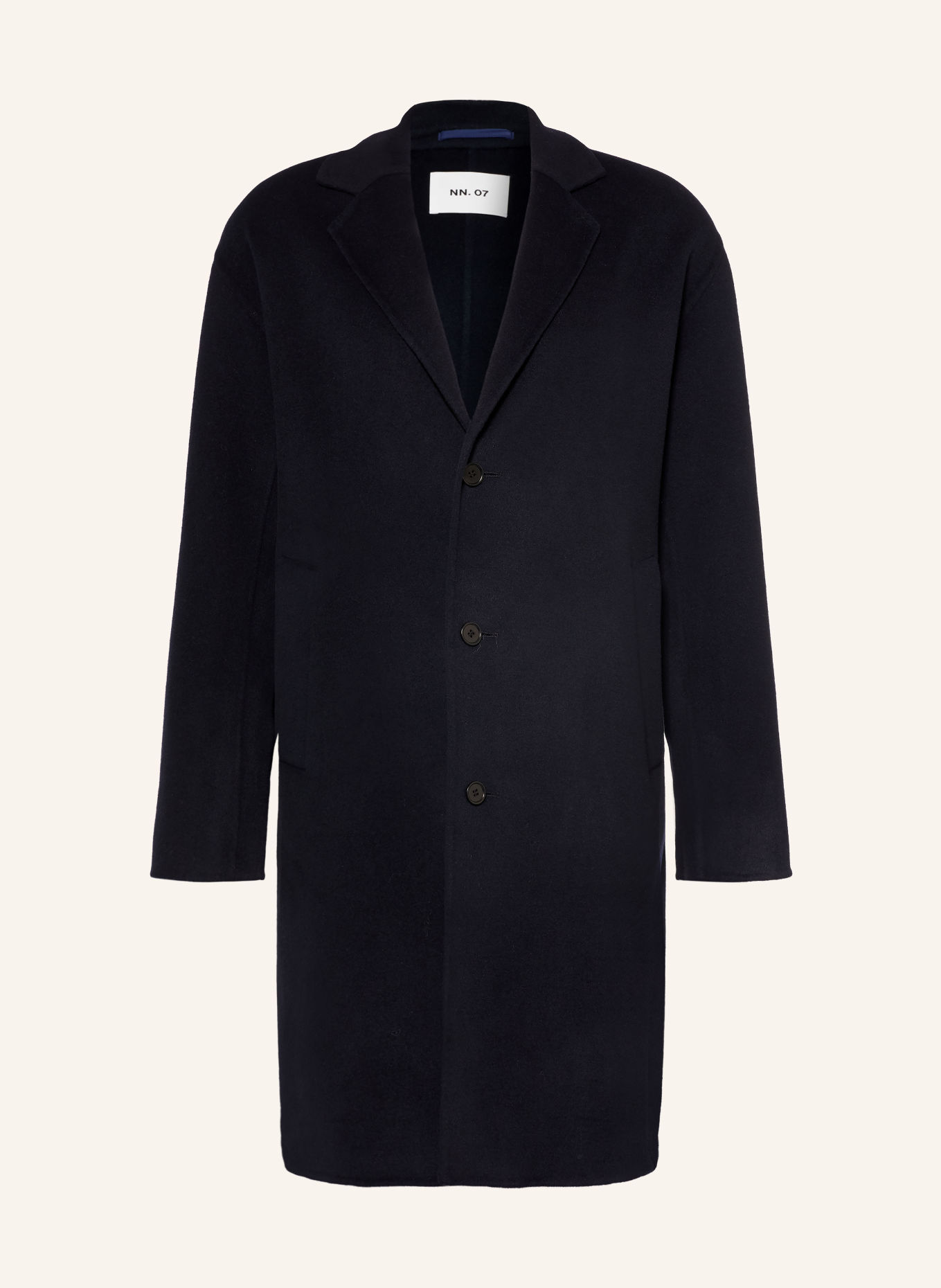 NN.07 KENDRICK Wool coat: DARK BLUE