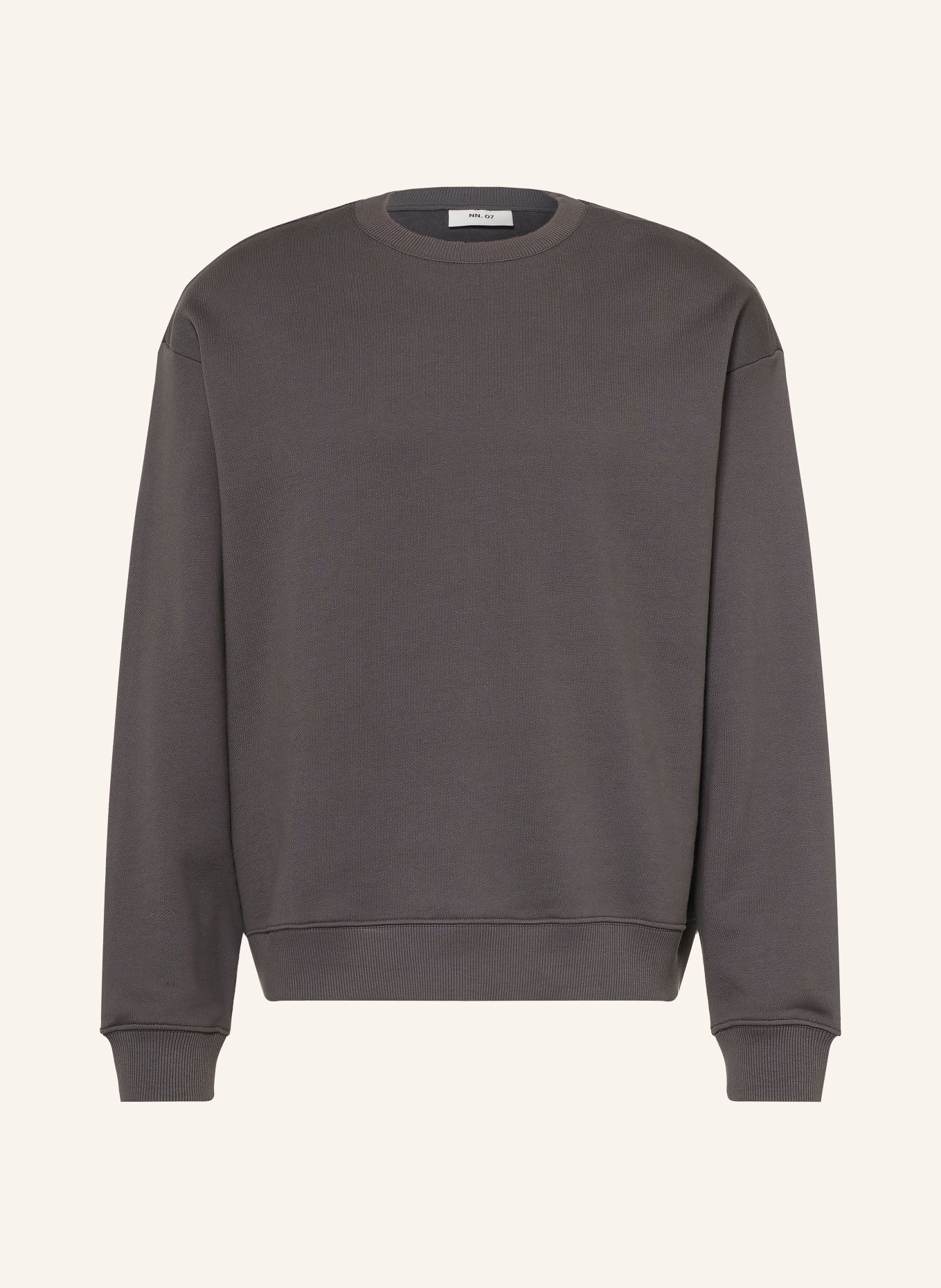 NN.07 Sweatshirt DAVID: DUNKELGRAU