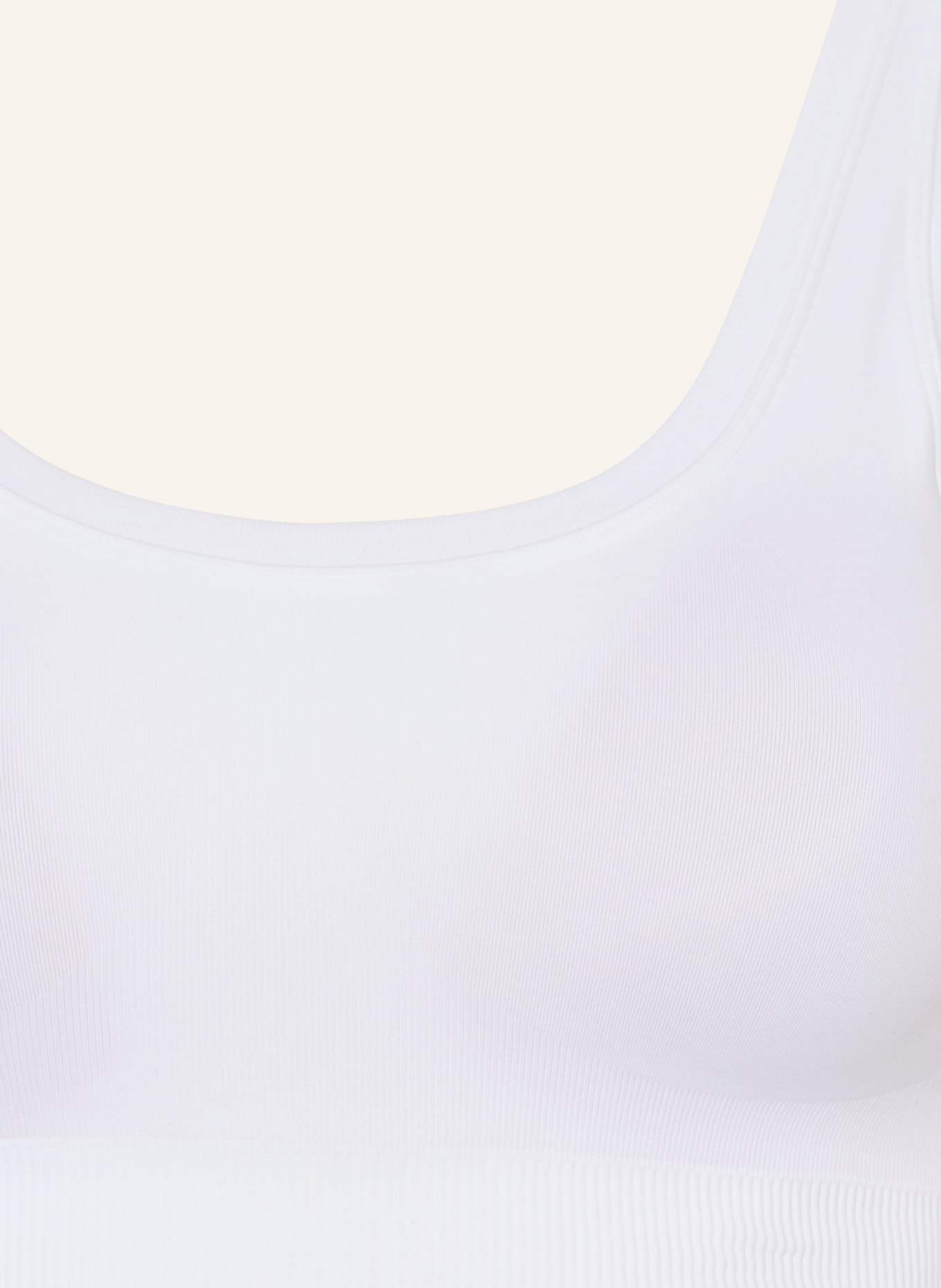 HANRO TOUCH FEELING Bralette: WHITE