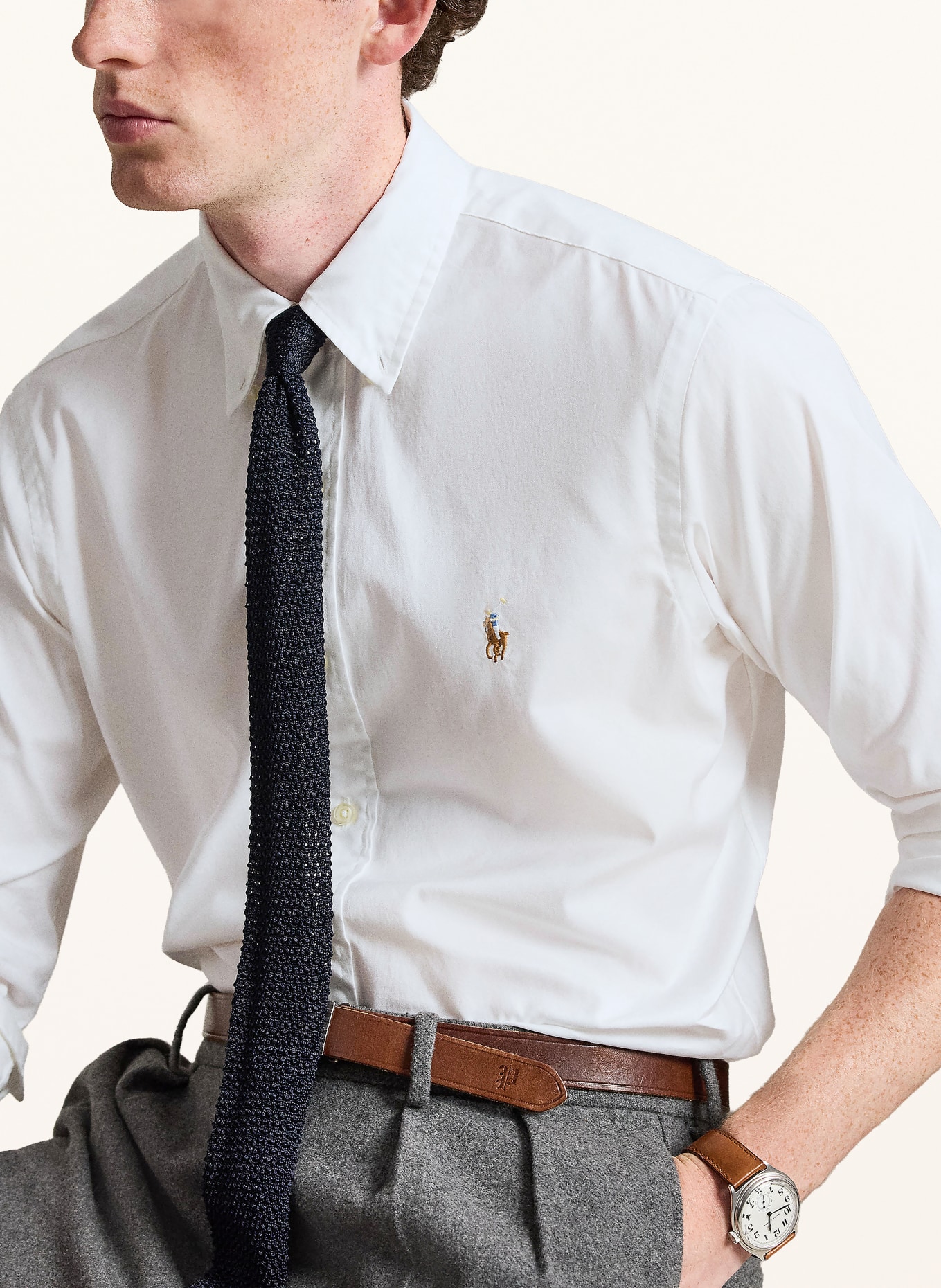 POLO RALPH LAUREN Hemd Custom Fit: WEISS