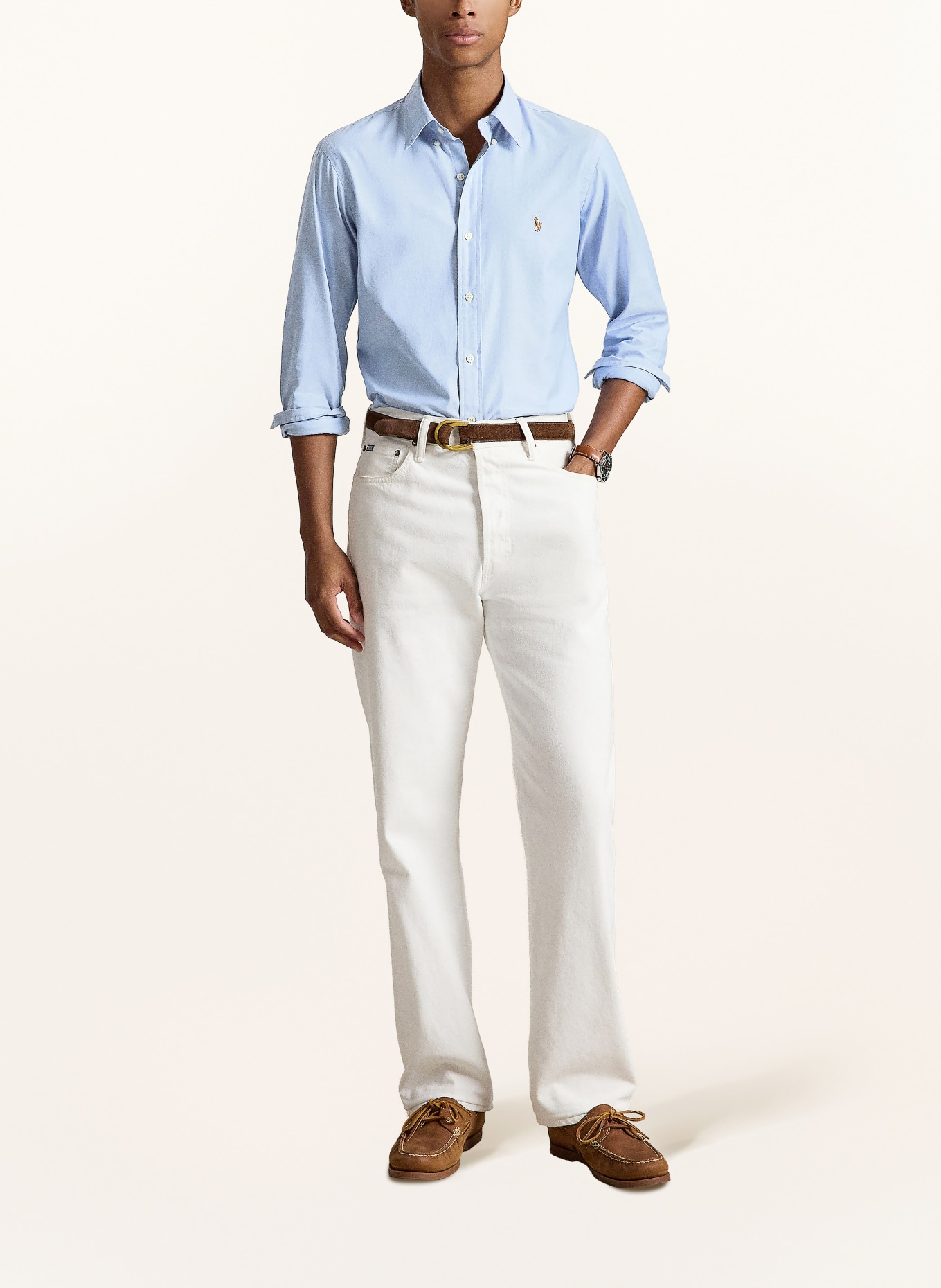 POLO RALPH LAUREN Hemd Custom Fit: HELLBLAU