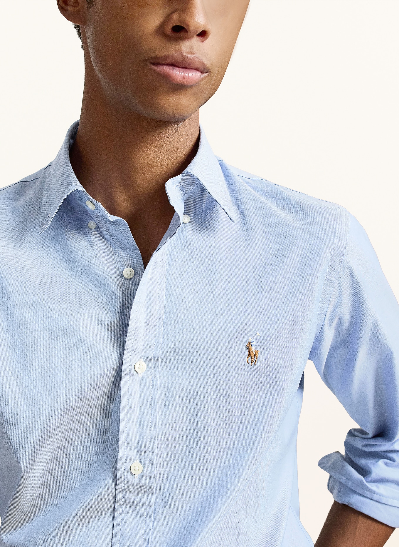 POLO RALPH LAUREN Hemd Custom Fit: HELLBLAU