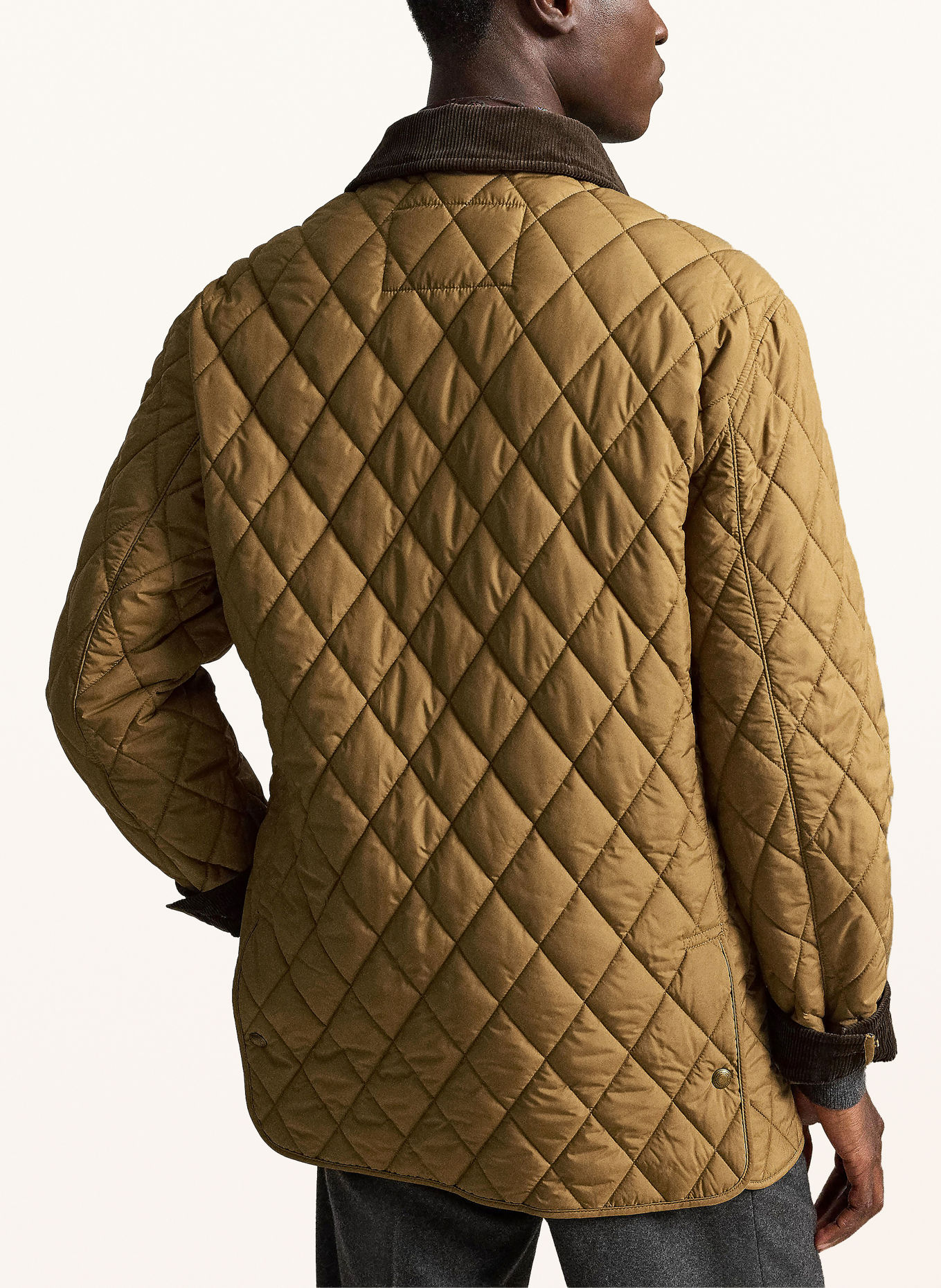 POLO RALPH LAUREN Steppjacke: HELLBRAUN / DUNKELBRAUN