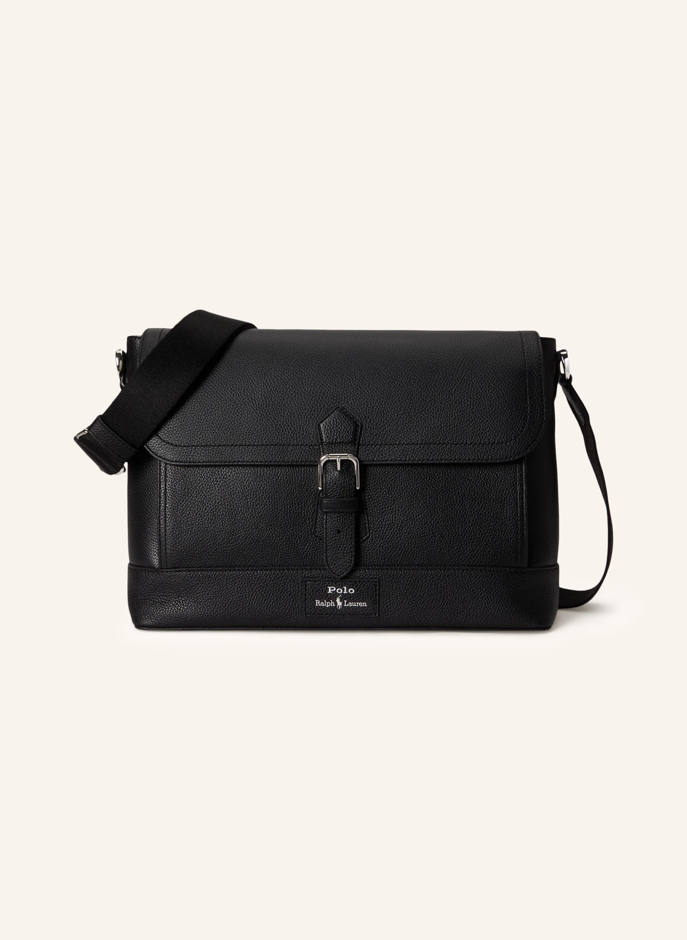 POLO RALPH LAUREN Listonoszka: CZARNY / SREBRNY