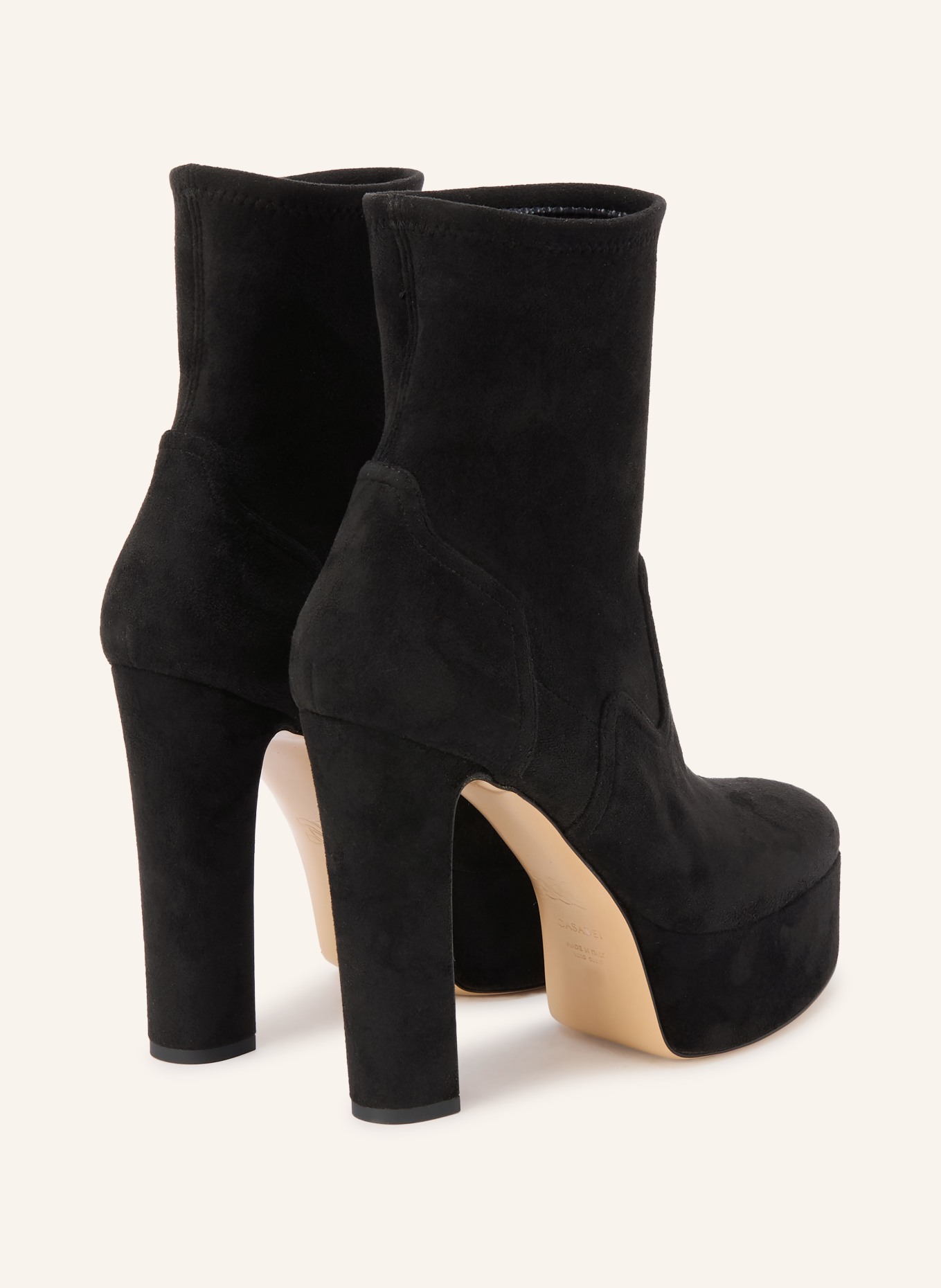 CASADEI Plateau-Stiefeletten PATTY ARCEU: SCHWARZ