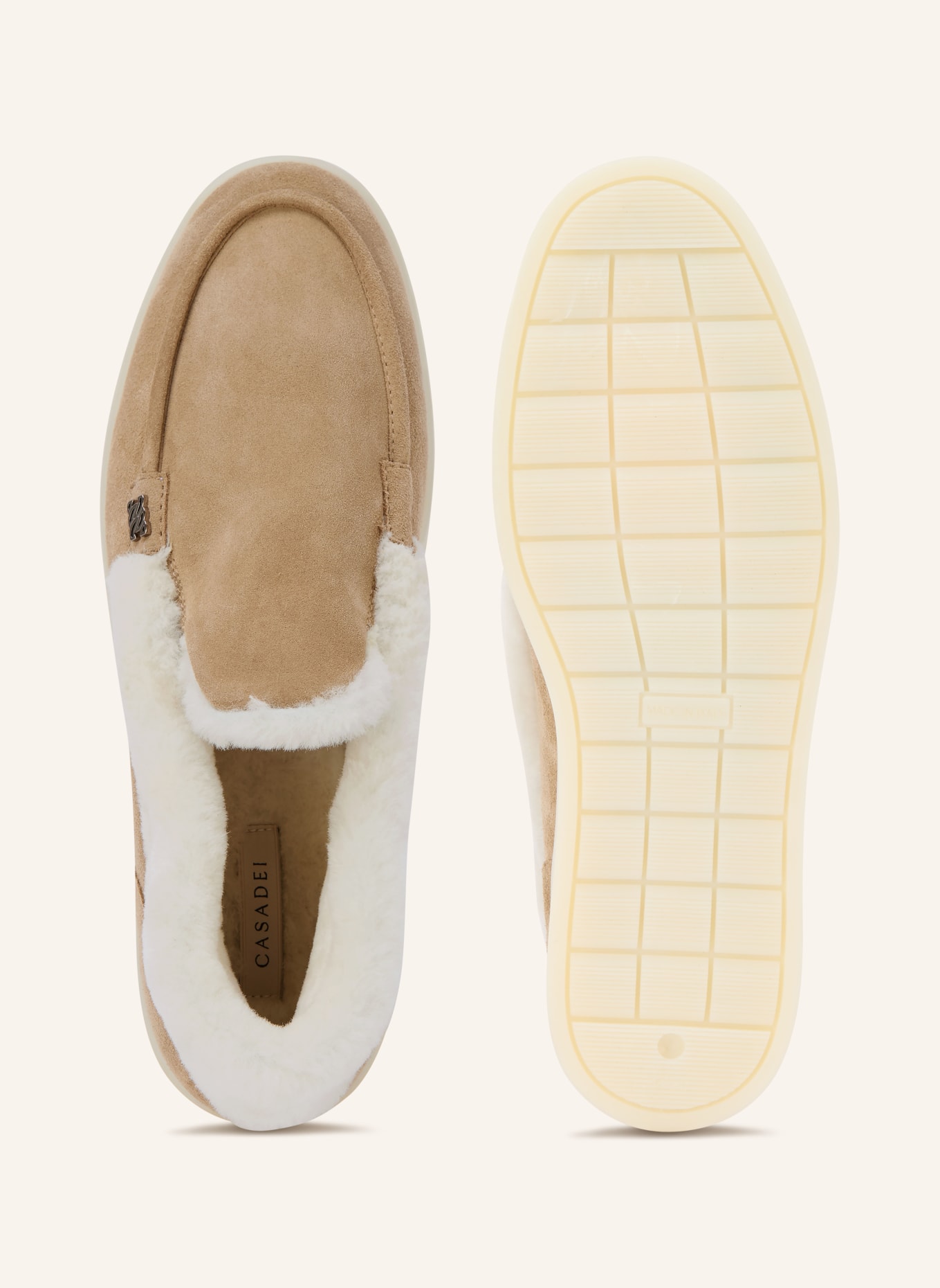 CASADEI Loafer: BEIGE