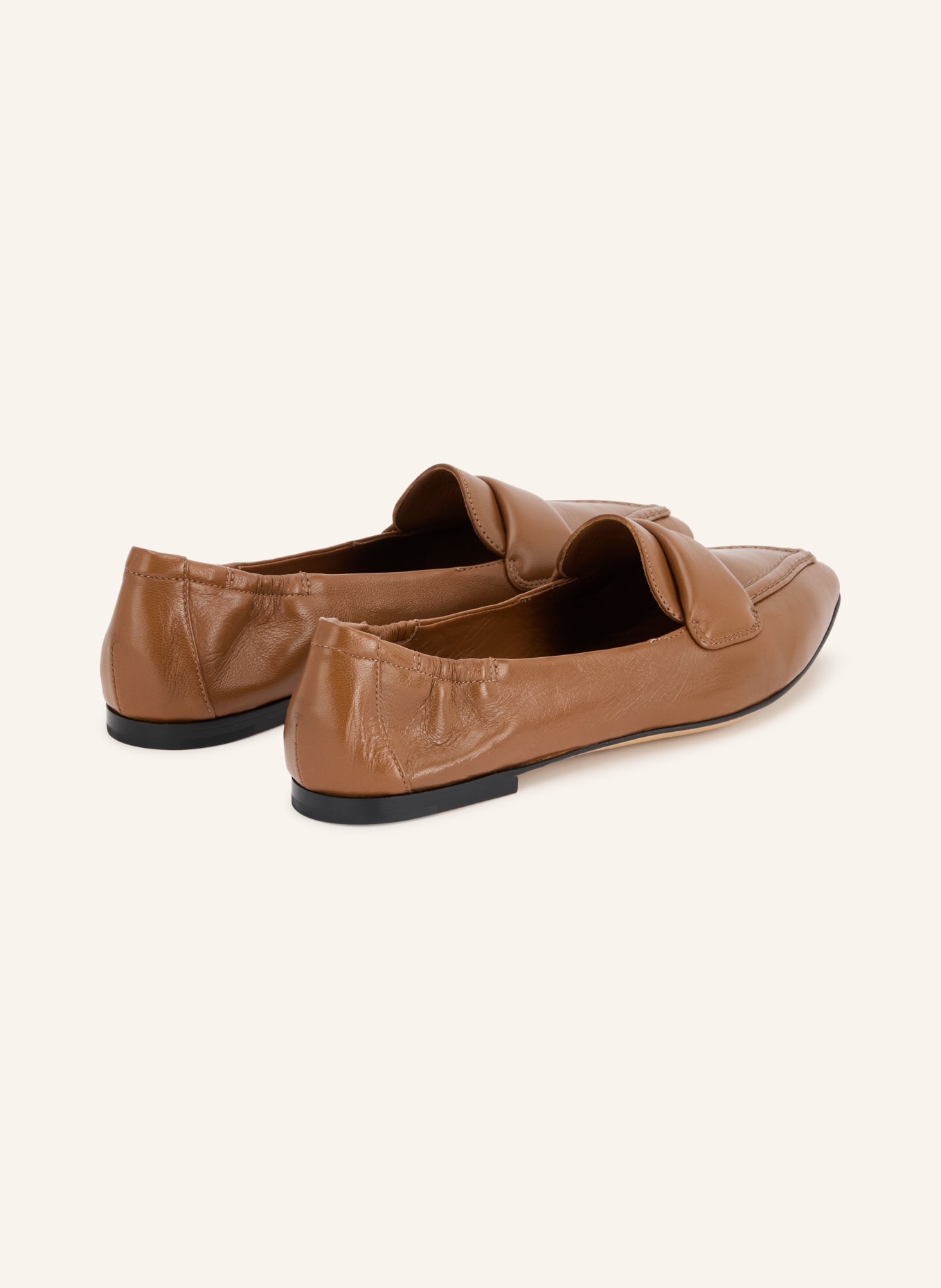 POMME D'OR Loafers GRACE: COGNAC