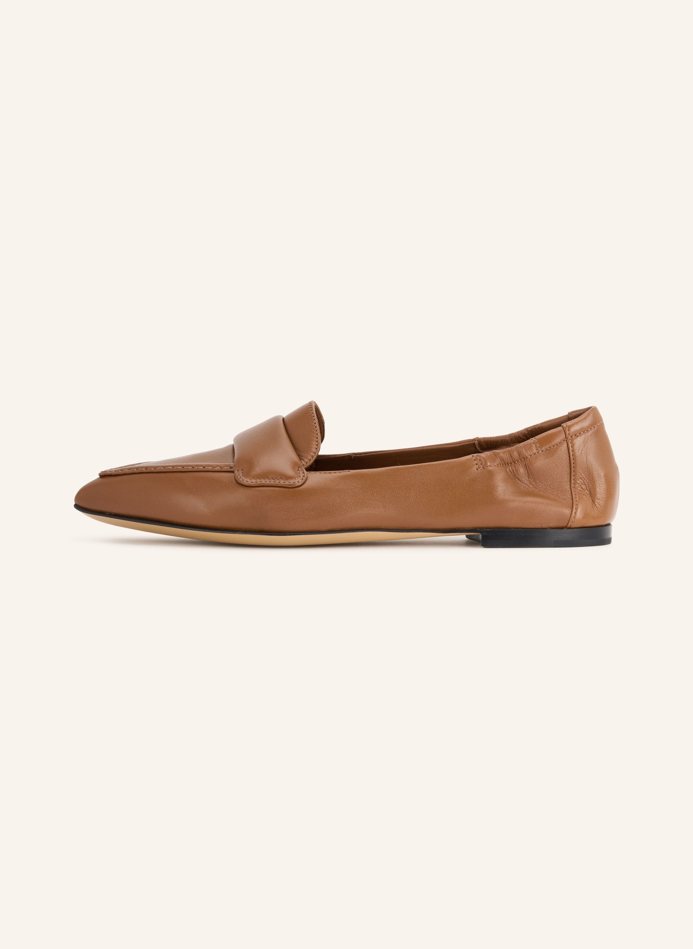 POMME D'OR Loafers GRACE: COGNAC