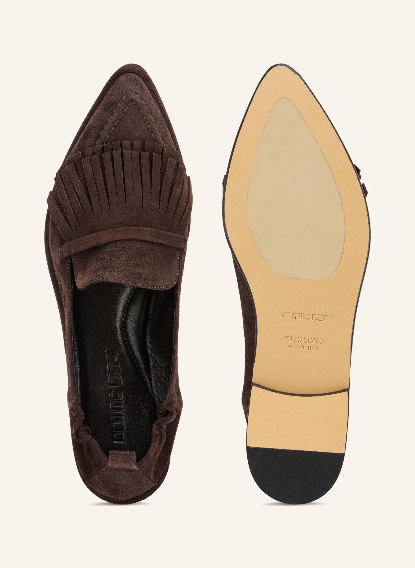 POMME D'OR GRACE Loafers: DARK BROWN