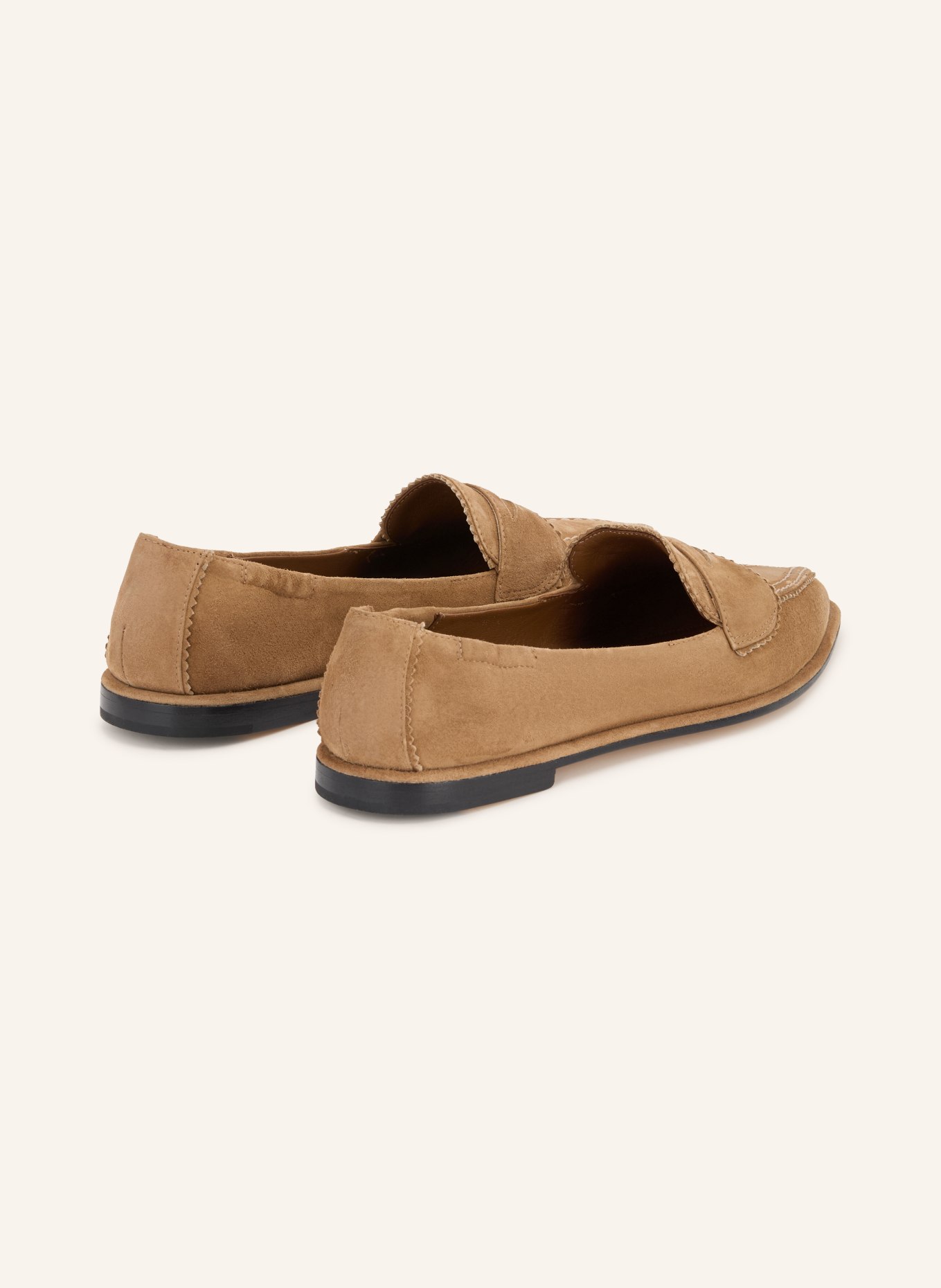 POMME D'OR GRACE Penny loafer: CAMEL