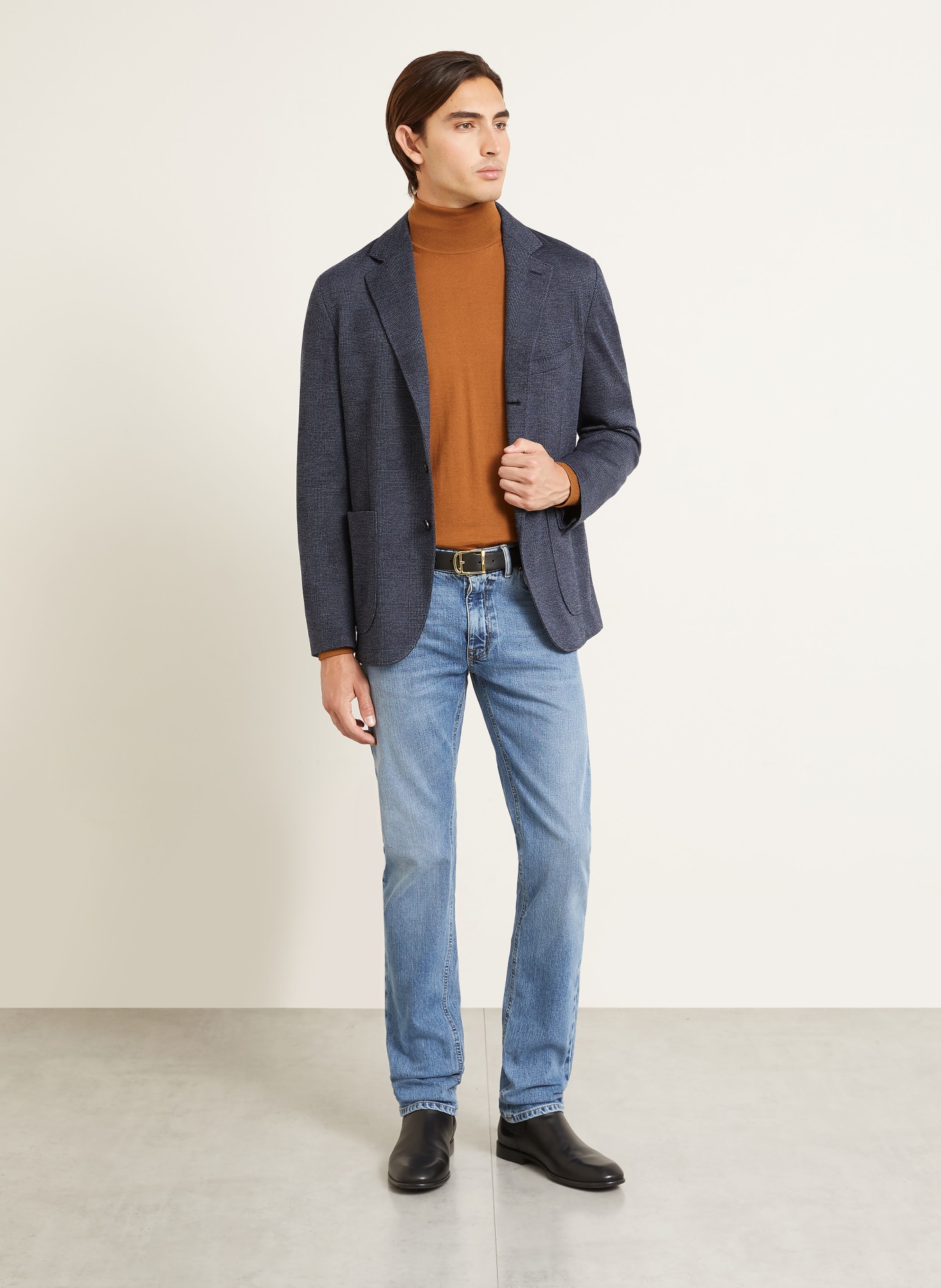 Brioni Jeans MERIBEL Regular Fit: 4700 NILE