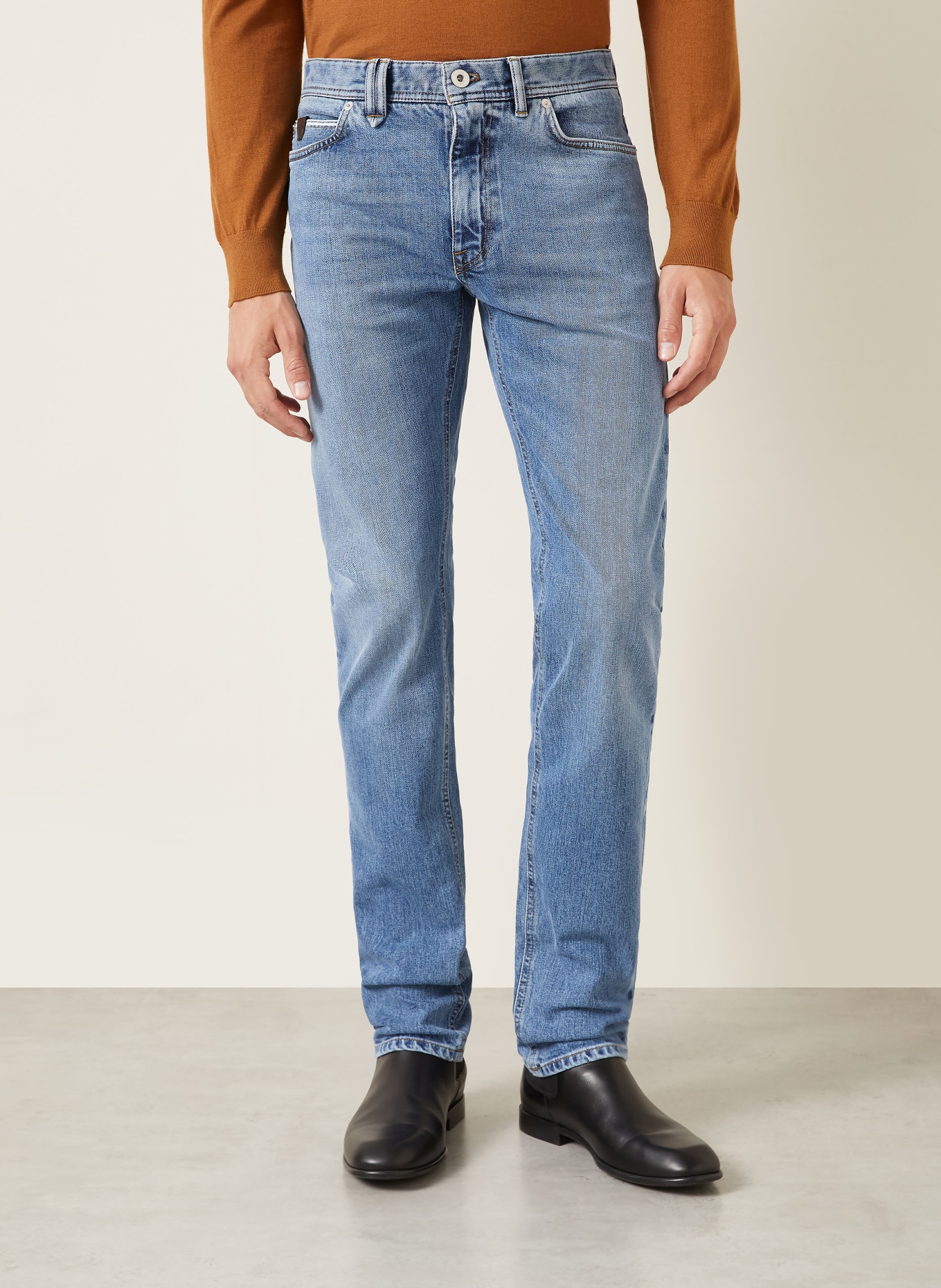 Brioni Jeans MERIBEL Regular Fit: 4700 NILE