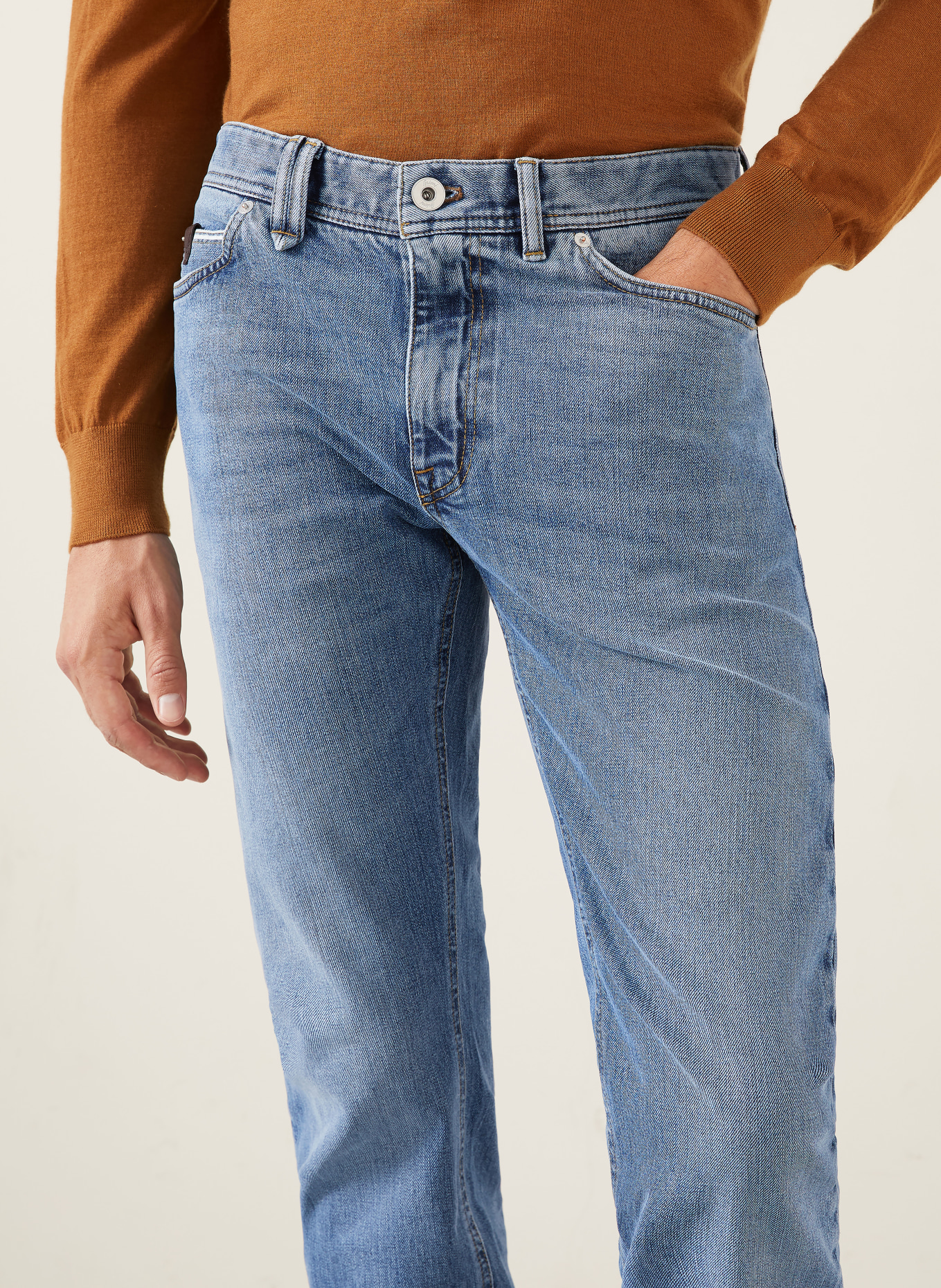 Brioni Jeans MERIBEL Regular Fit: 4700 NILE