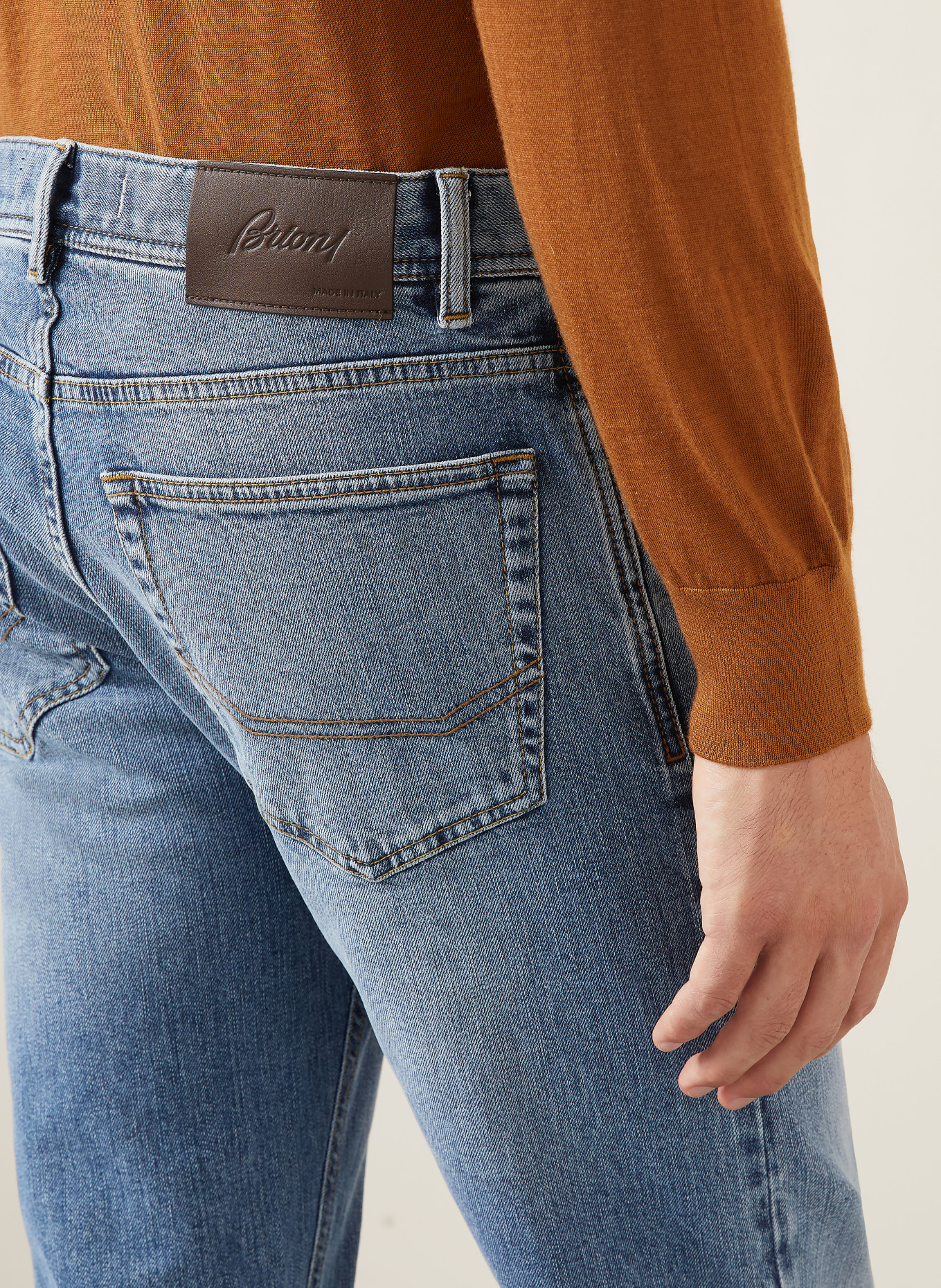 Brioni Jeans MERIBEL Regular Fit: 4700 NILE