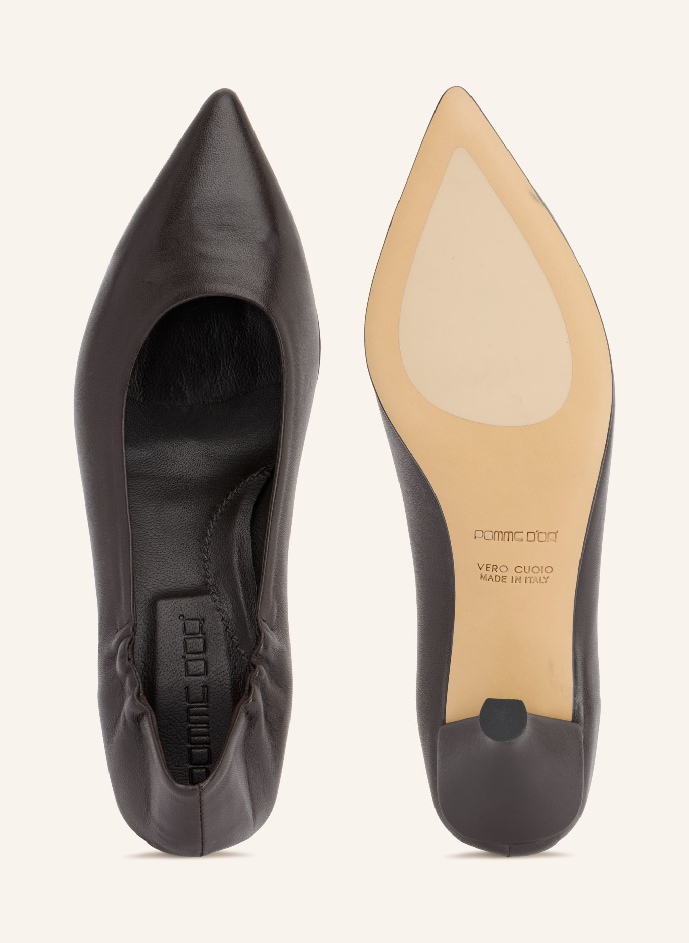 POMME D'OR Pumps HENRIETTE: DUNKELBRAUN