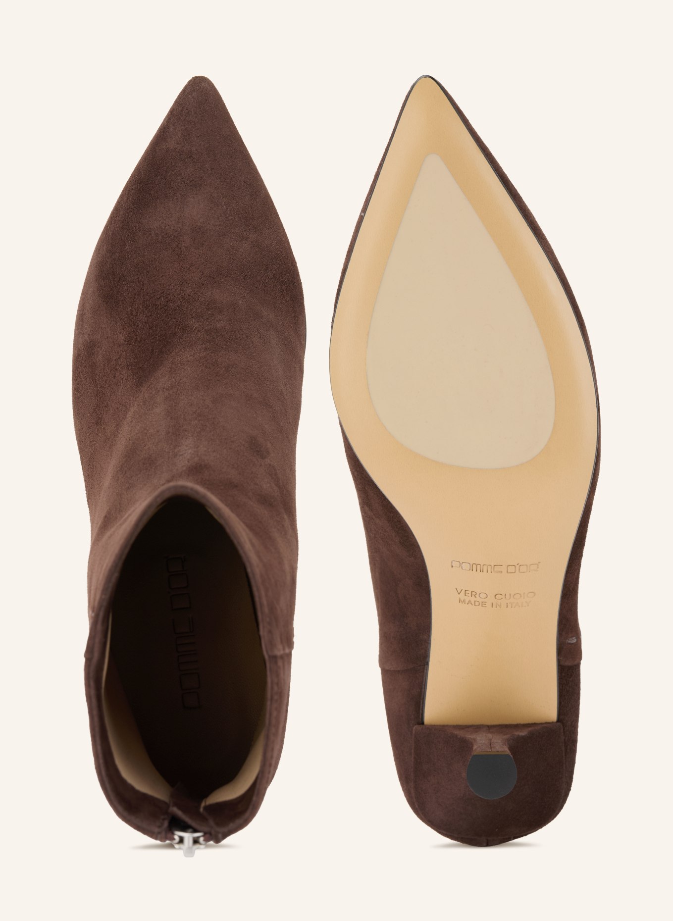 POMME D'OR Bottines HENRIETTE: MARRON FONCÉ