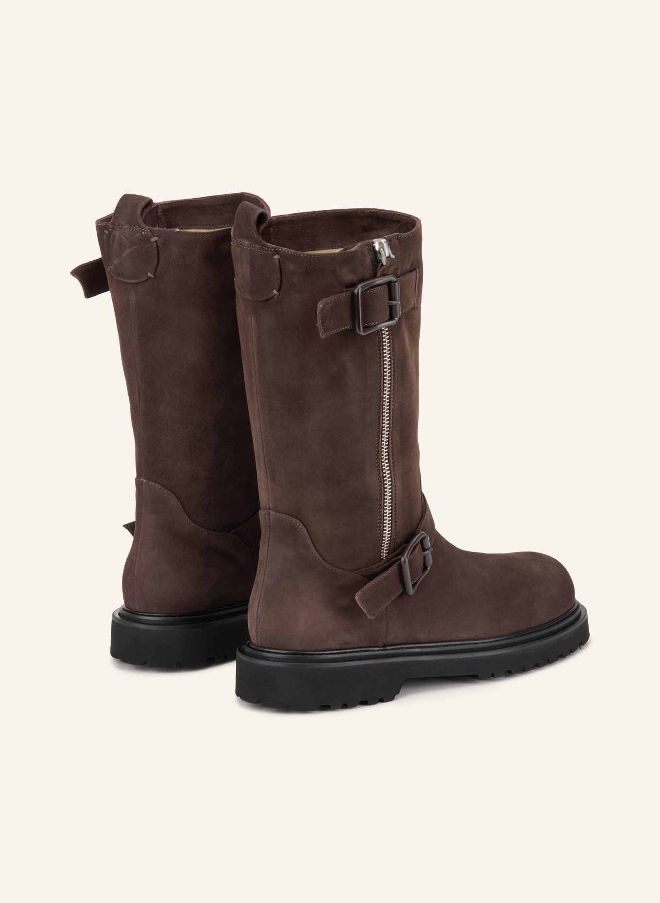 POMME D'OR Boots motardes BETH: MARRON FONCÉ