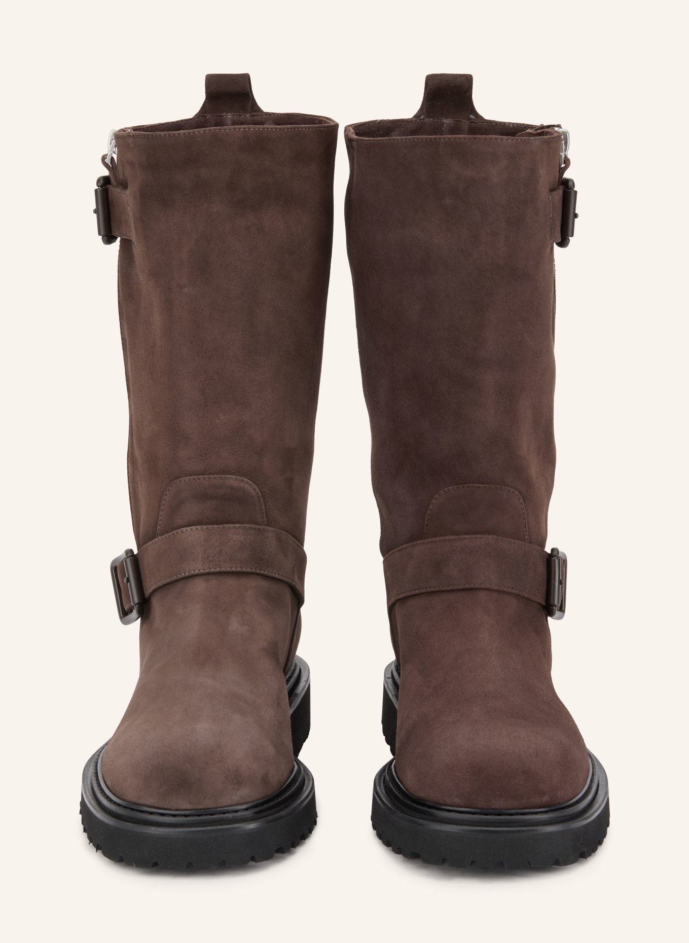 POMME D'OR Boots motardes BETH: MARRON FONCÉ