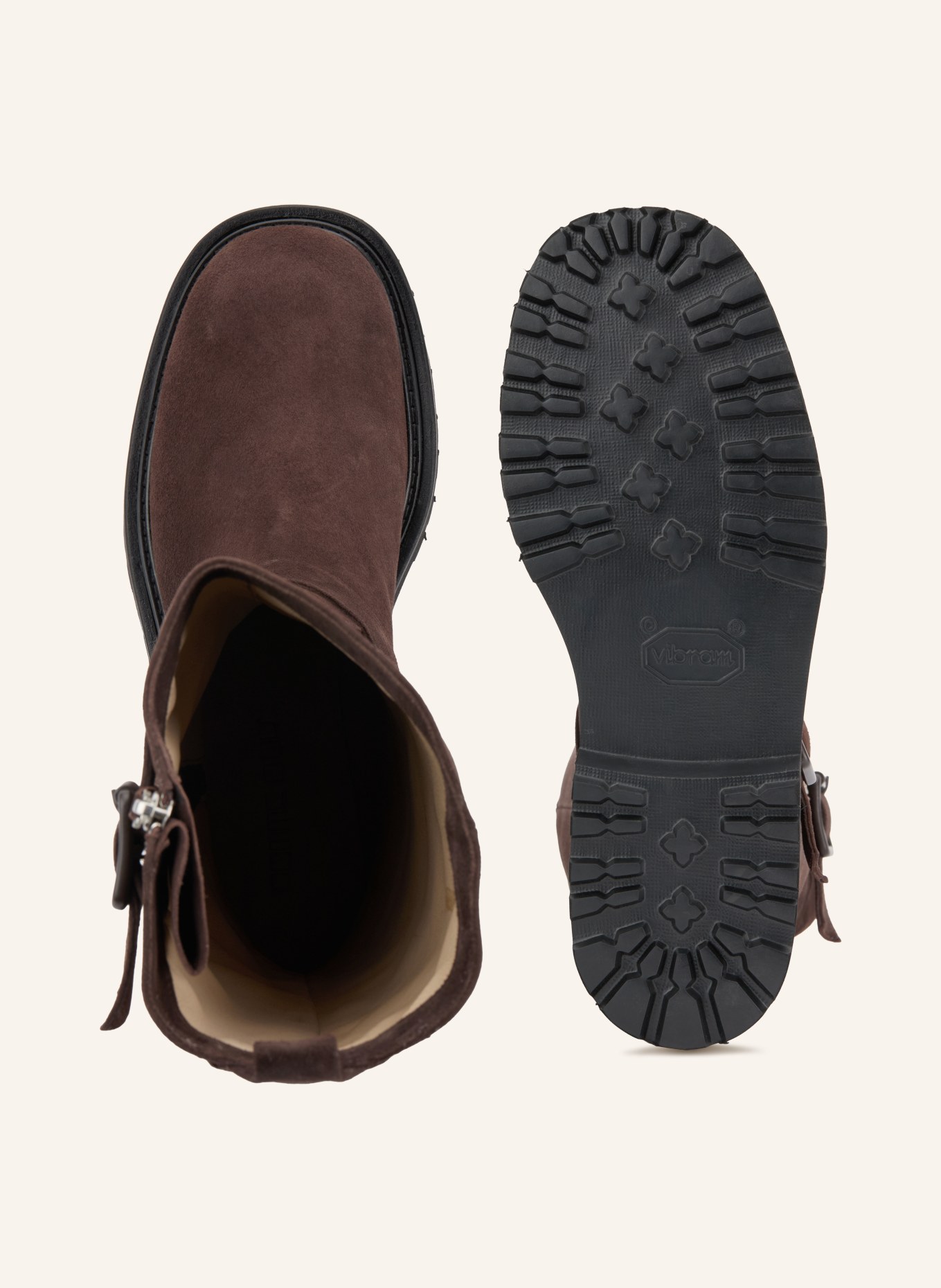 POMME D'OR Boots motardes BETH: MARRON FONCÉ