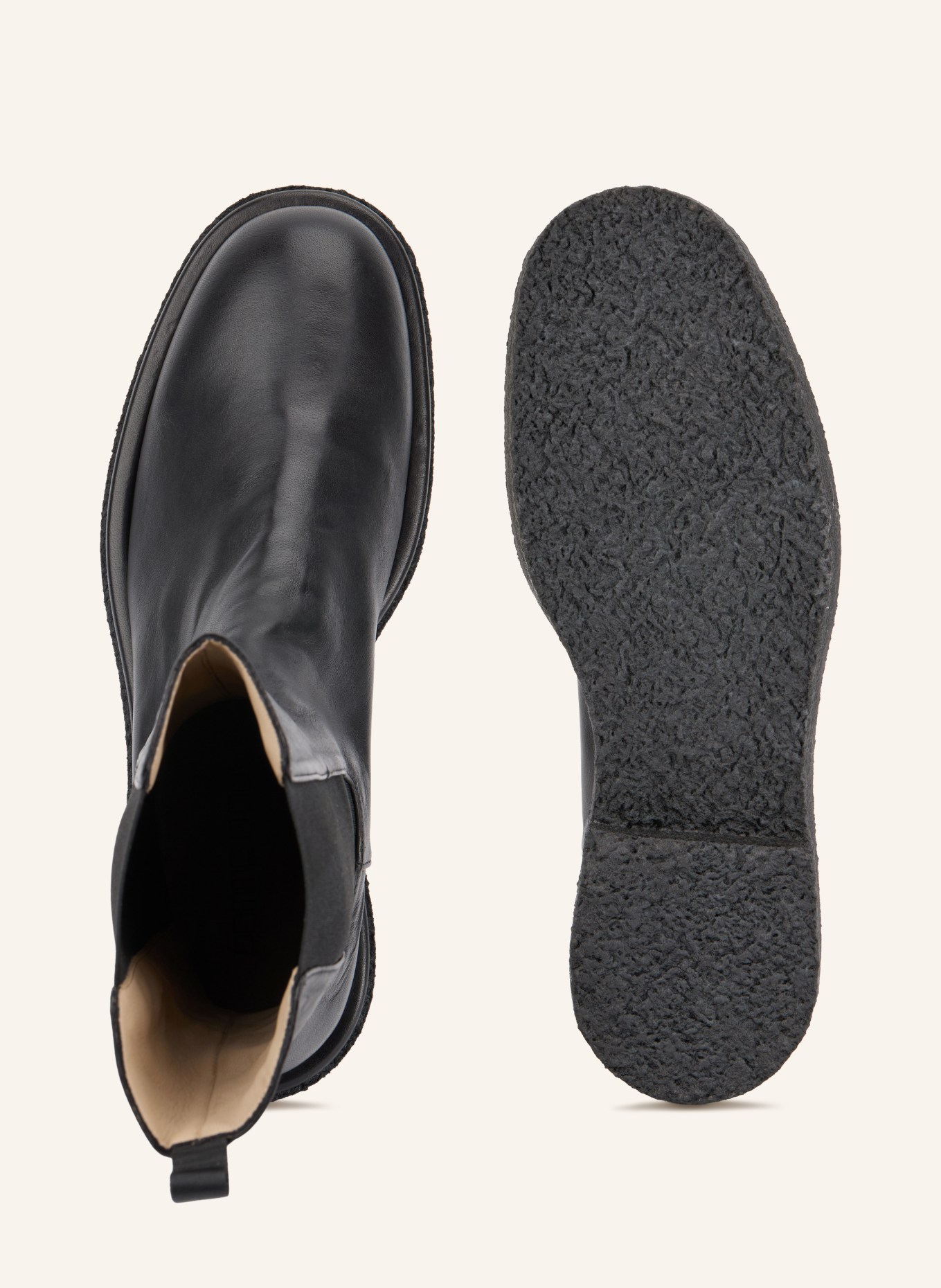 POMME D'OR Chelsea boots CAROLEE: ZWART