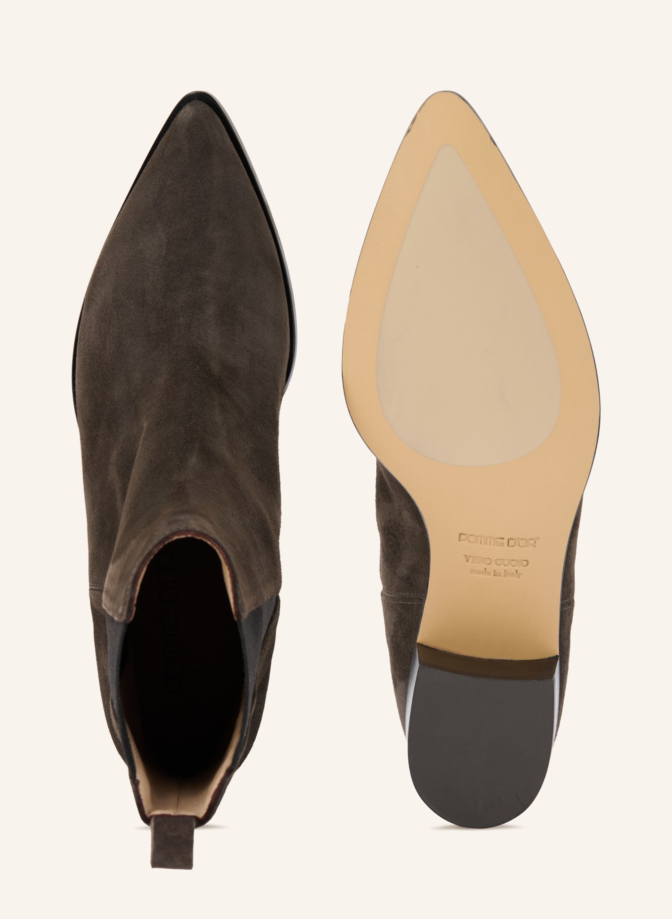 POMME D'OR SIBYL Ankle boots: TAUPE